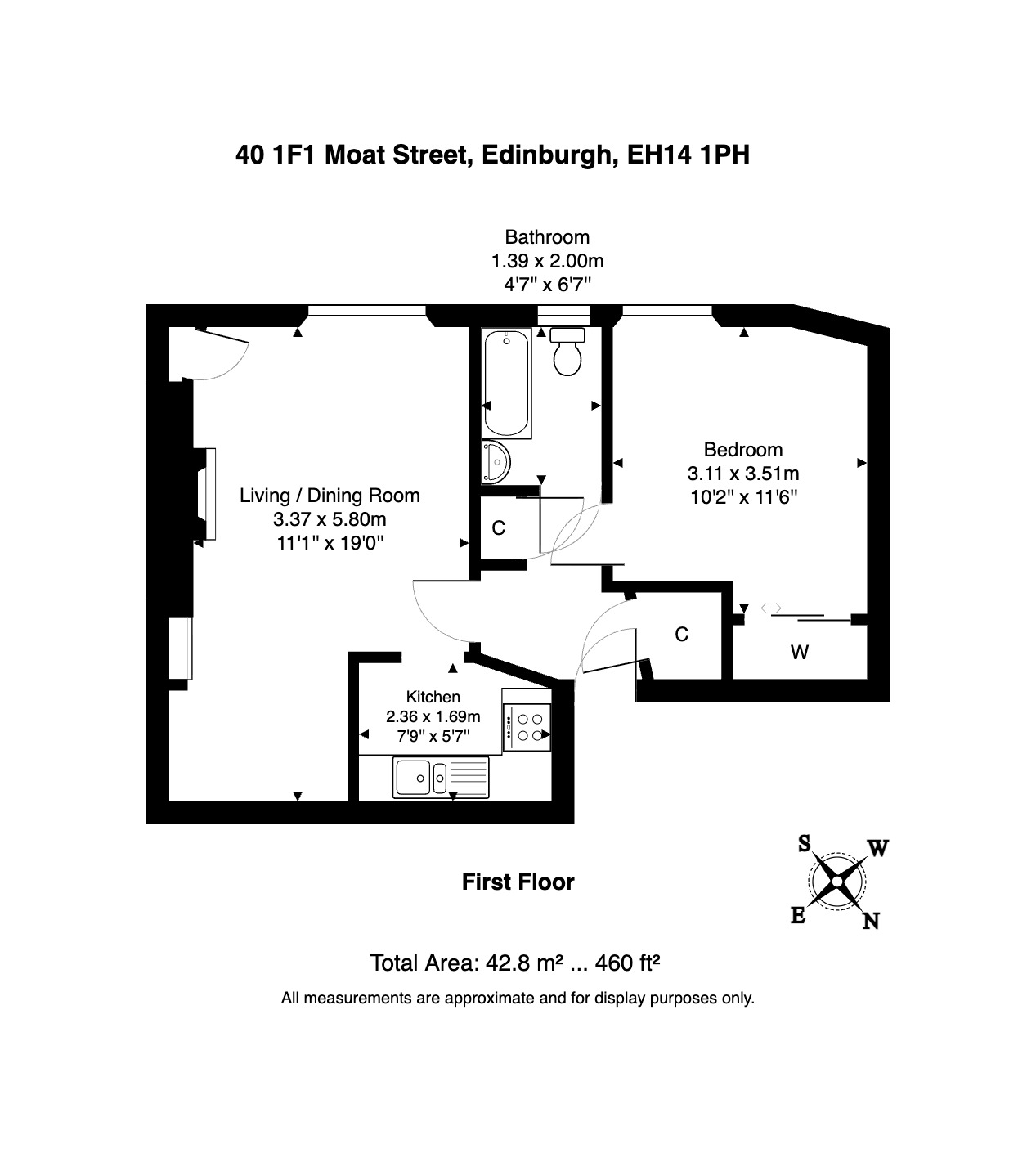 Moat Street, Edinburgh floorplan