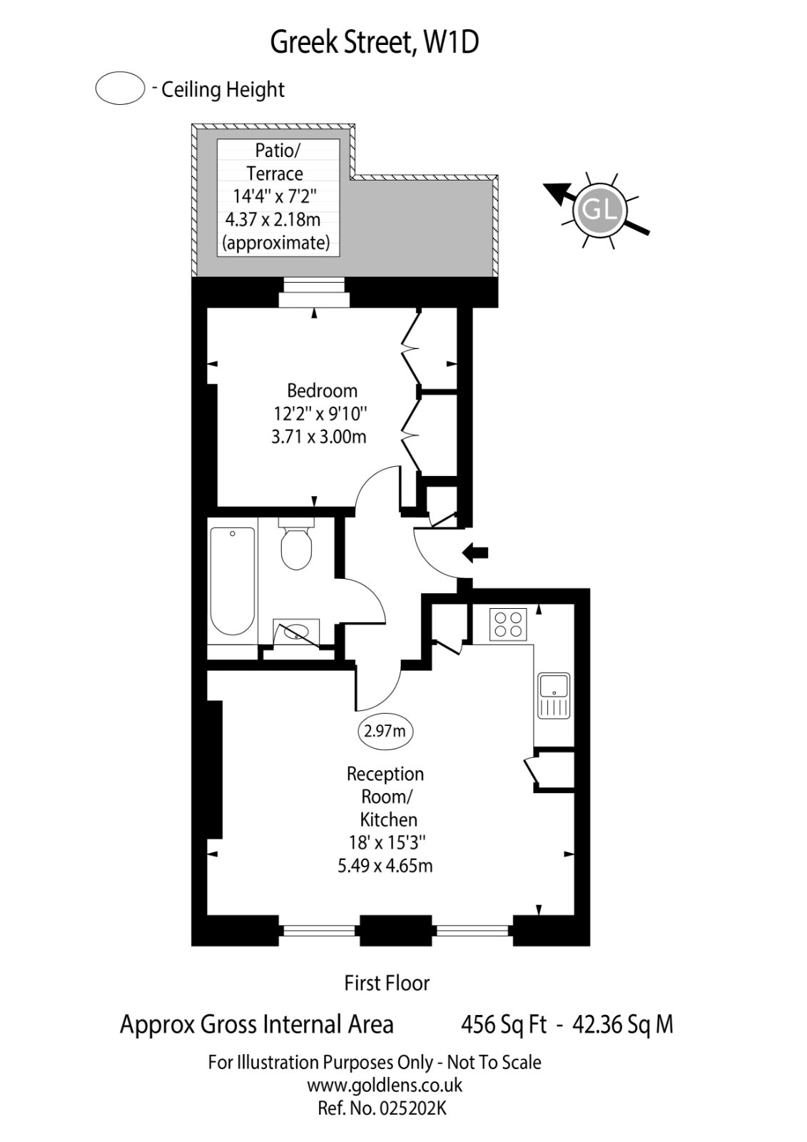 A, 21, Greek Street, London floorplan
