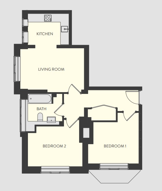 Apartment 4, The Stamford Arms,, Lymm Road, Altrincham floorplan