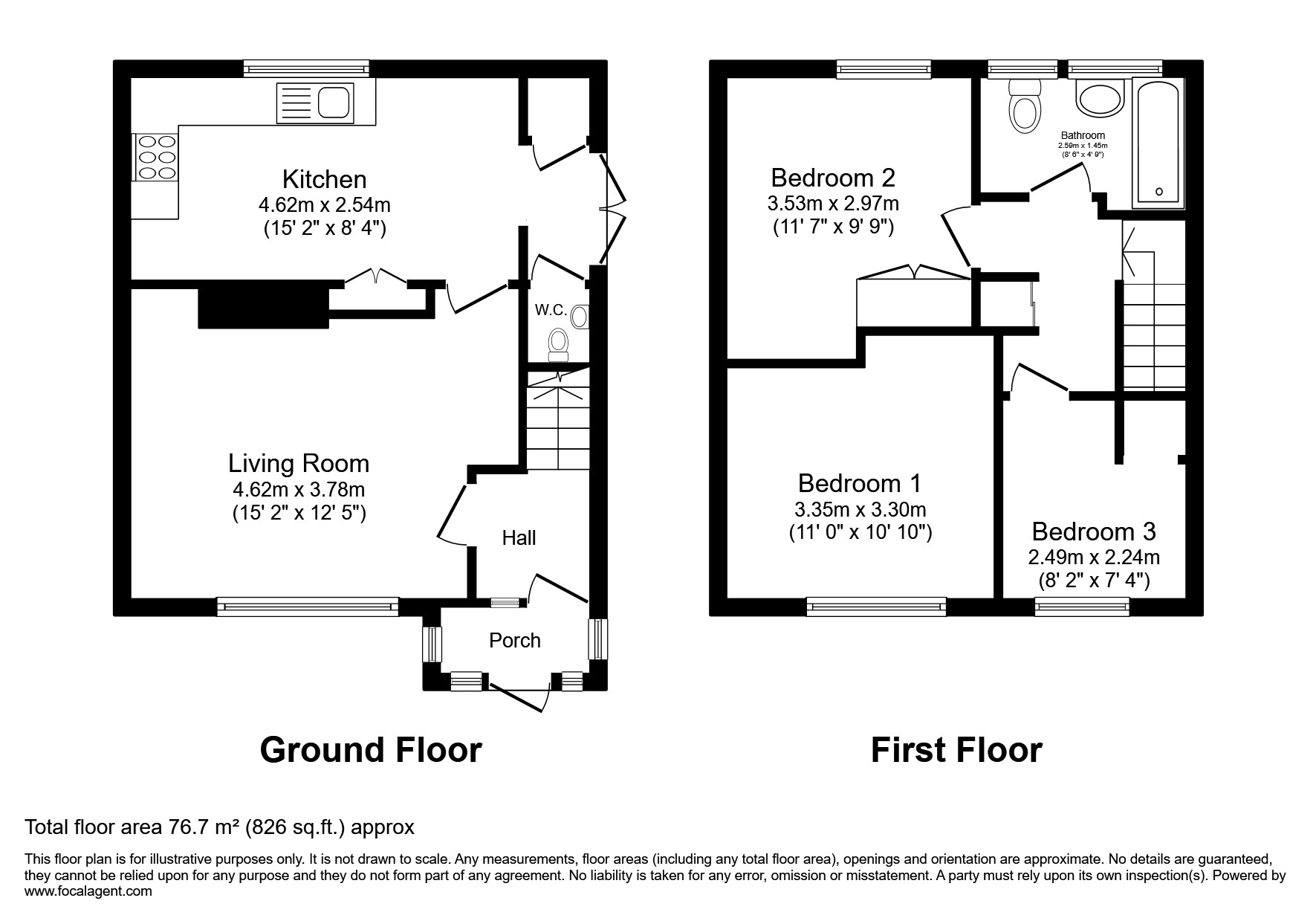41, Dorney Rise, Orpington floorplan