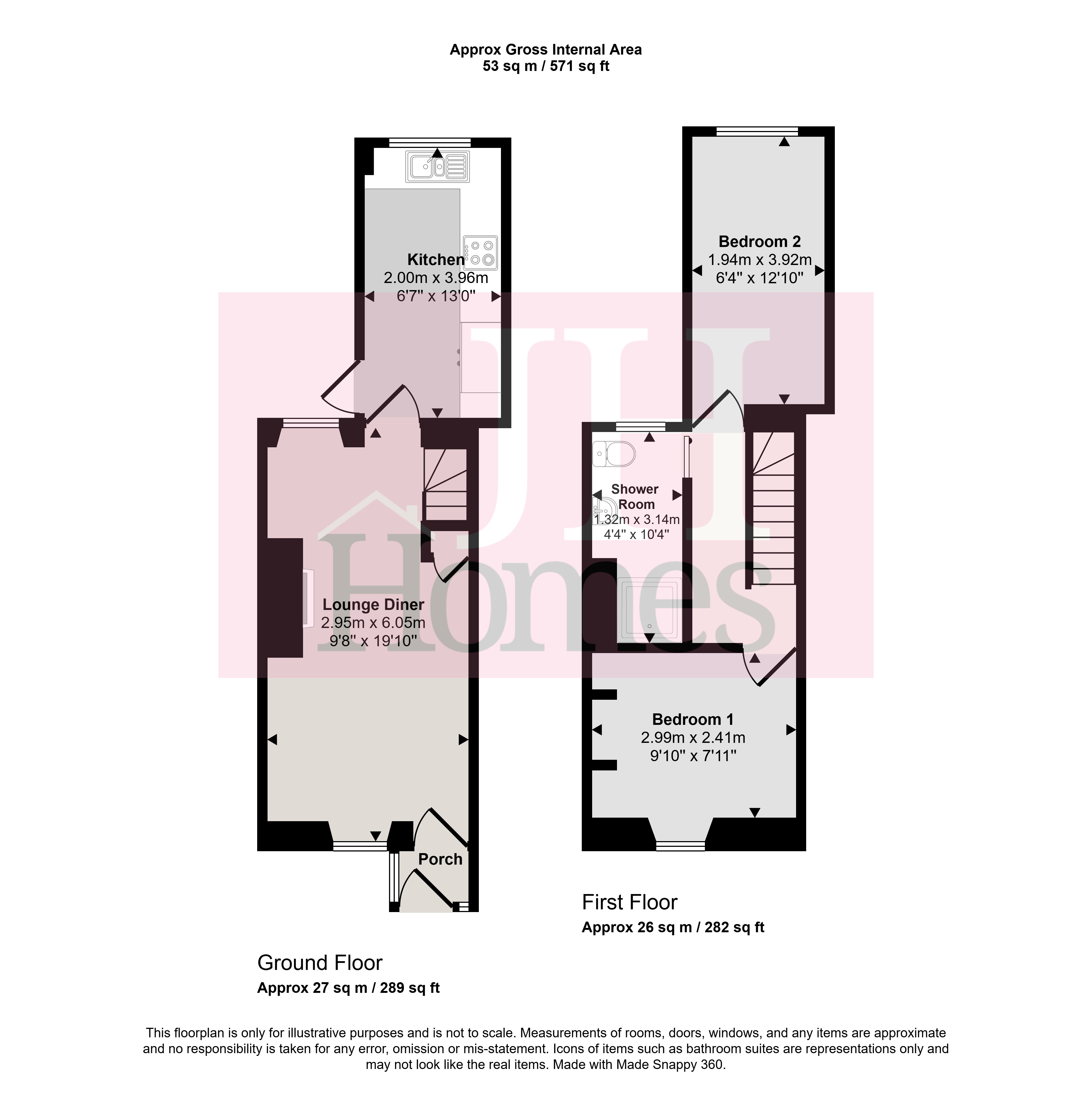 12, Cross-a-Moor, Ulverston floorplan