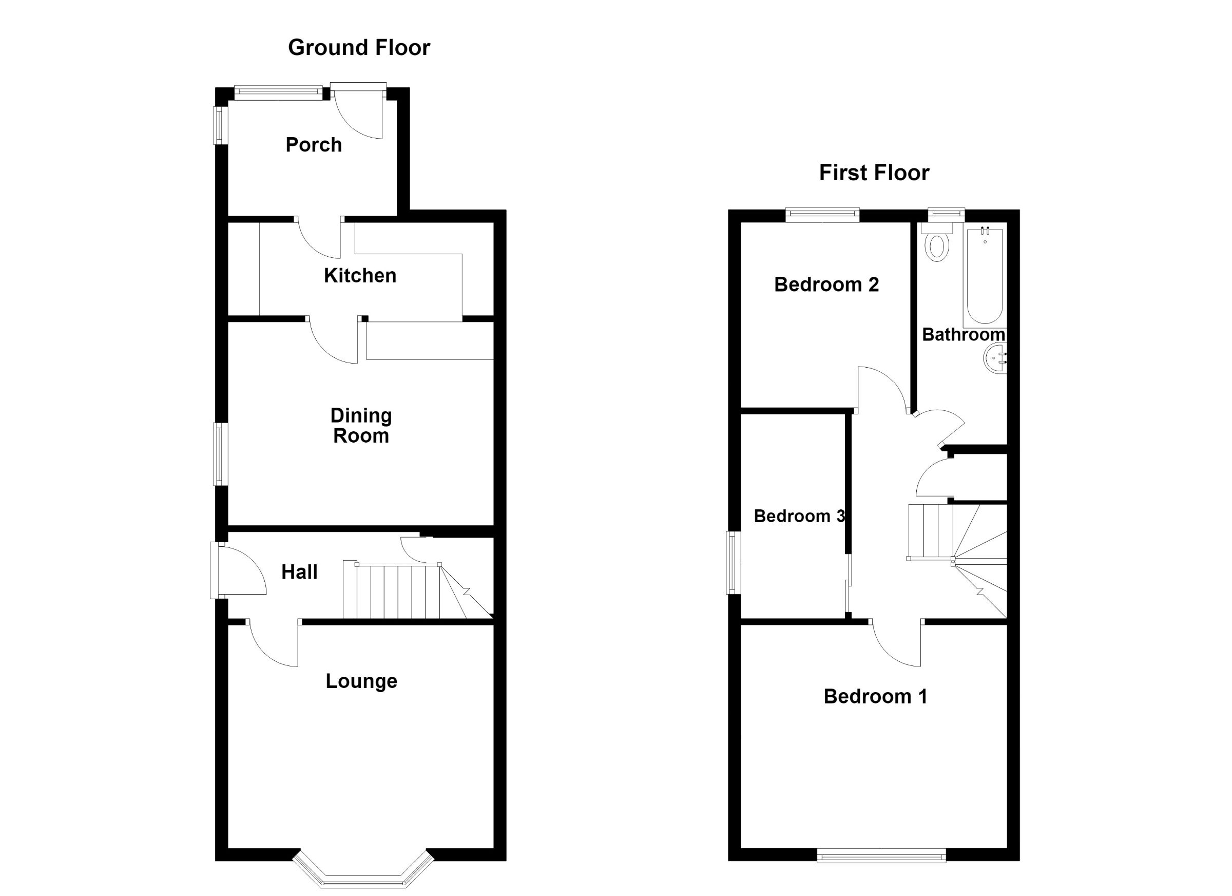 25 Walton Avenue, Morecambe floorplan