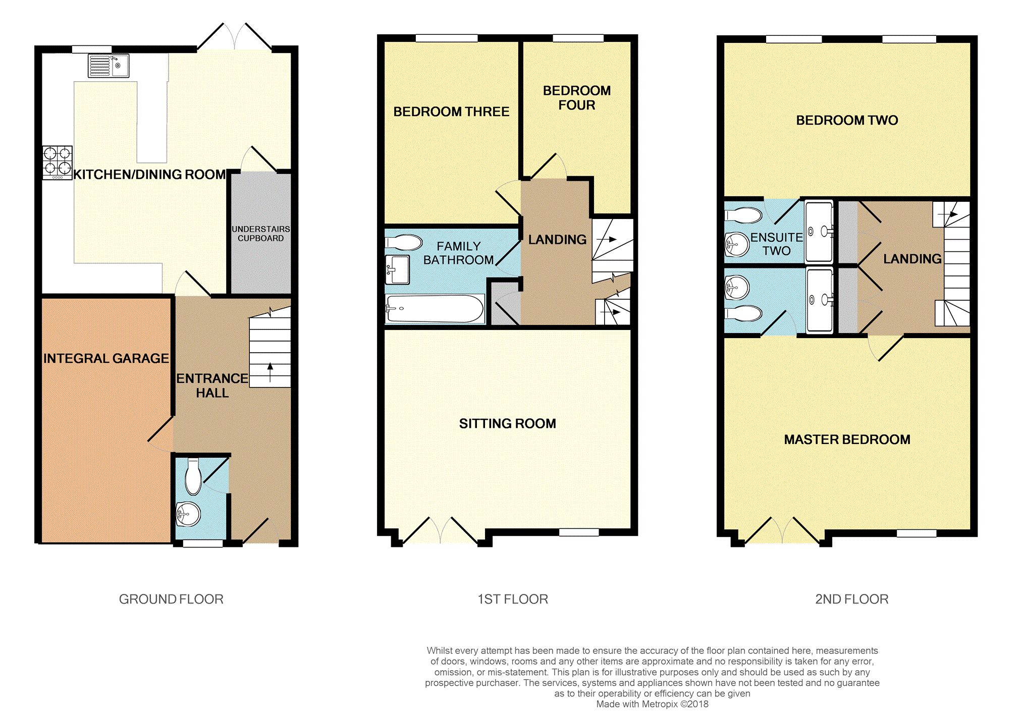 4 Bedrooms Town house for sale in Holly Blue Close, St. Neots PE19