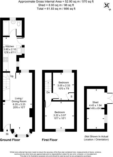 Woodthorpe Road, Ashford,TW15 floorplan