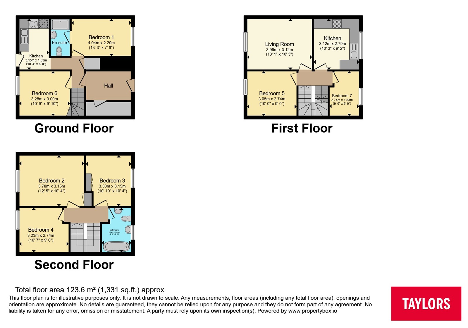 8, Thrales Close, Luton floorplan