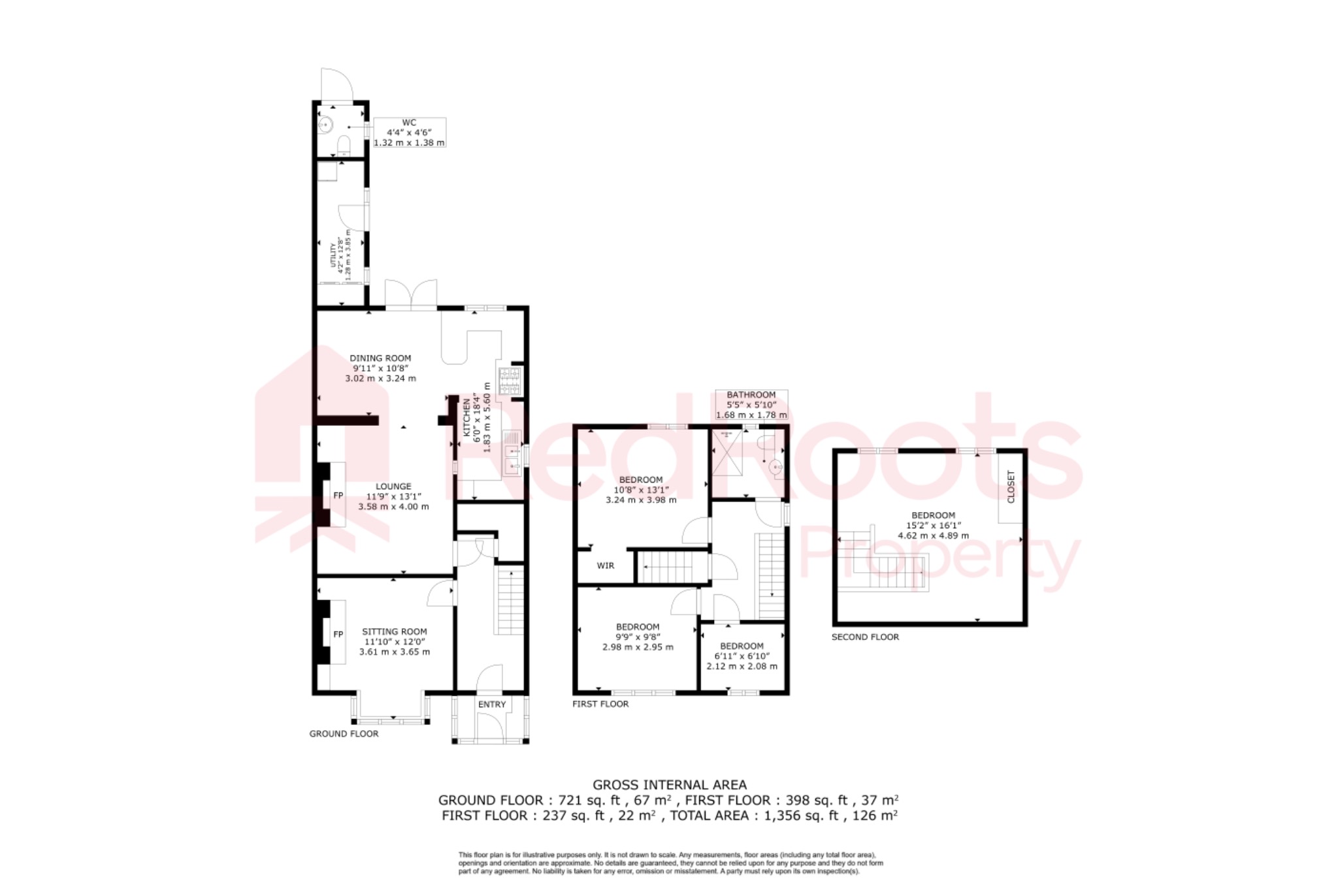 58, Sprotbrough Road, South Yorkshire floorplan