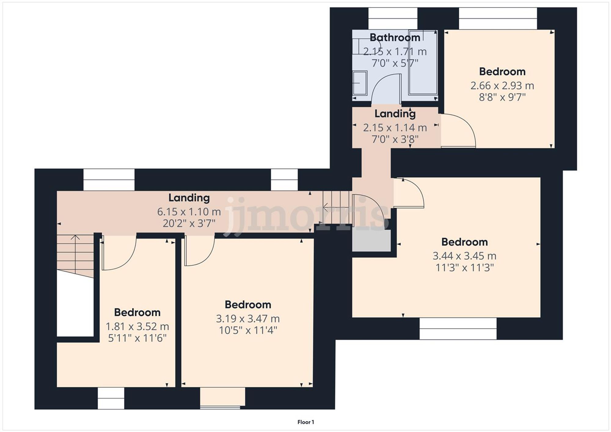 Ty Capel Long Street, Newport floorplan
