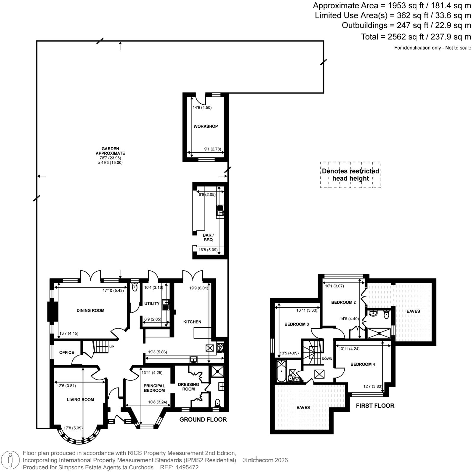 2, Rivermount, Sunbury On Thames floorplan