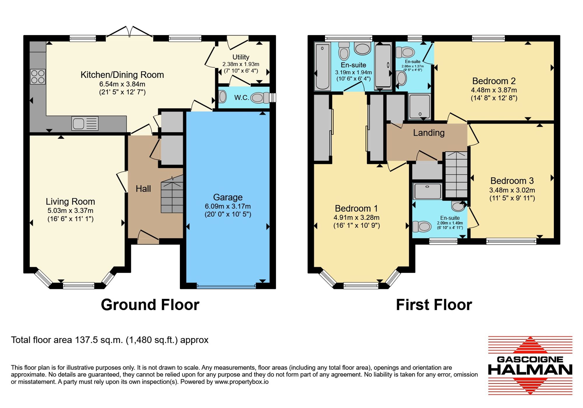 12 Lurtin Way, Warrington floorplan