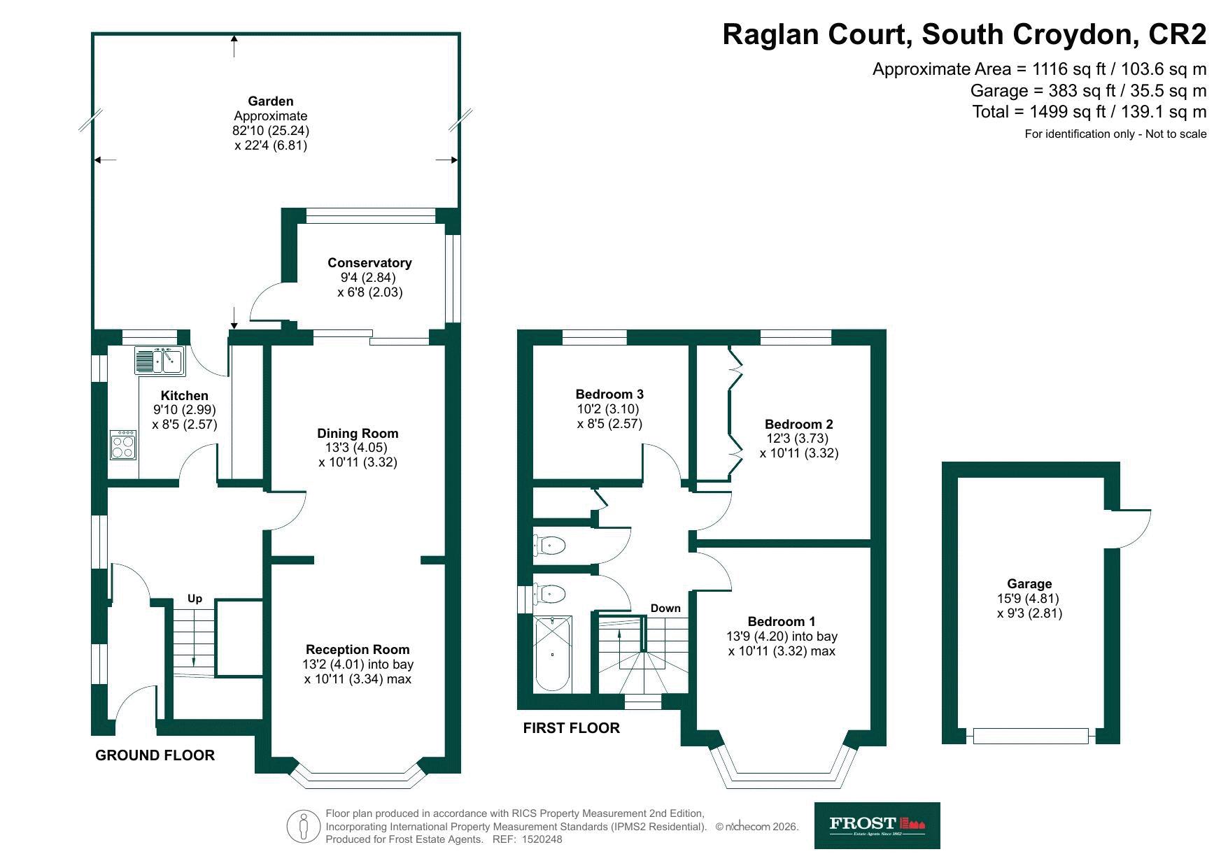 9, Raglan Court, South Croydon floorplan