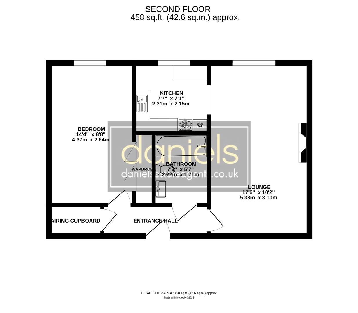 37, Homefirs House, 45 Wembley Park Drive, Middlesex floorplan