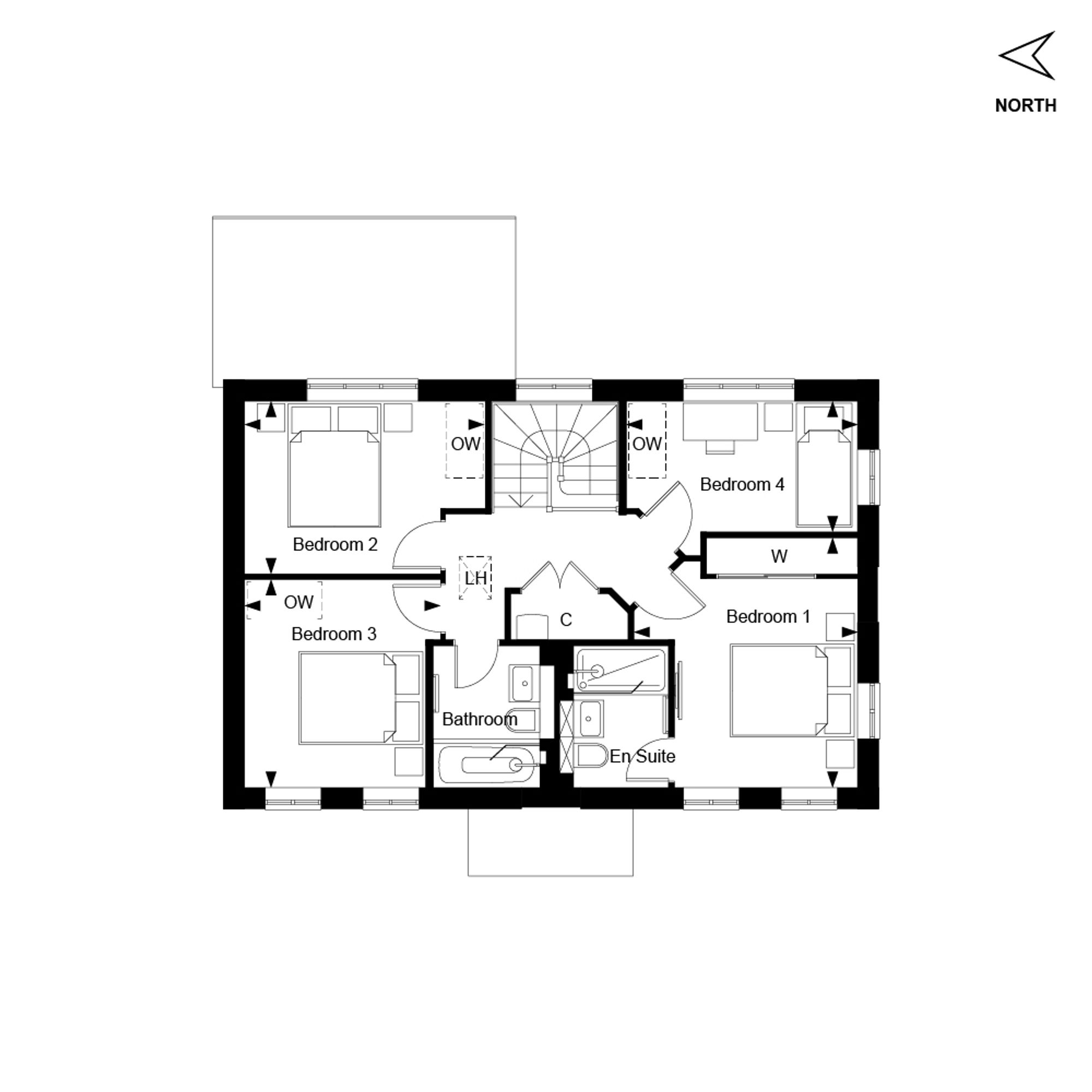 The Damson - Plot 349, The Orchards, Cranleigh floorplan