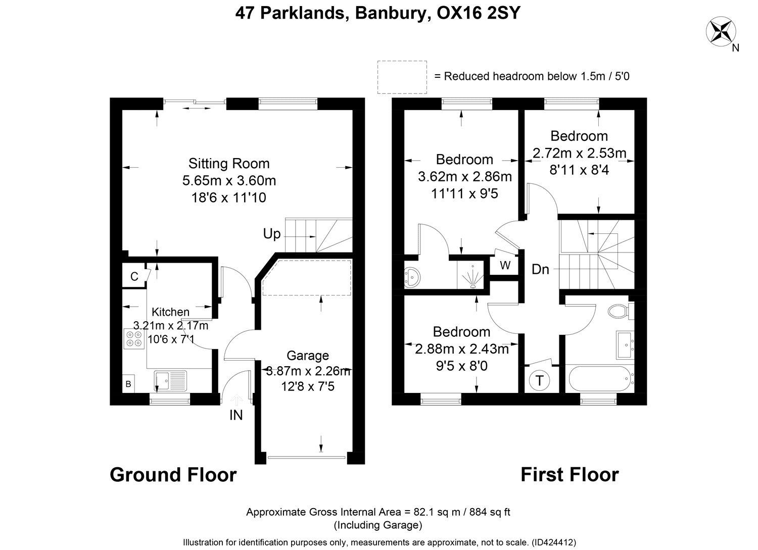 3 Bedrooms End terrace house to rent in Parklands, Banbury, Oxfordshire OX16
