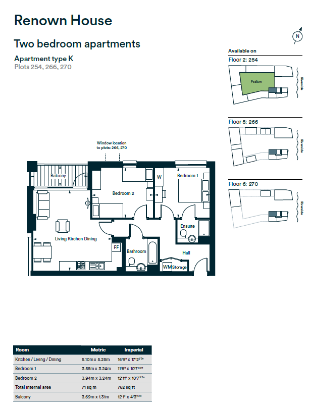 New Union Wharf, London E14, 2 bedroom flat for sale 64579706
