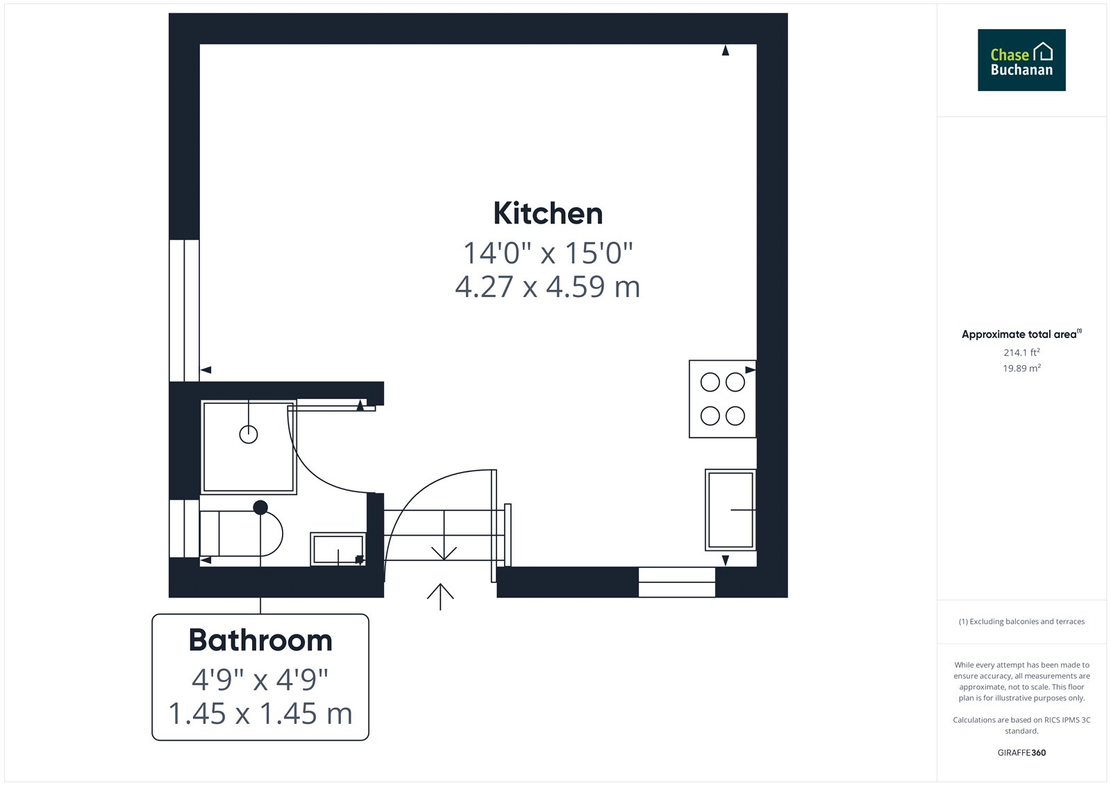 33a, King Street, Twickenham floorplan