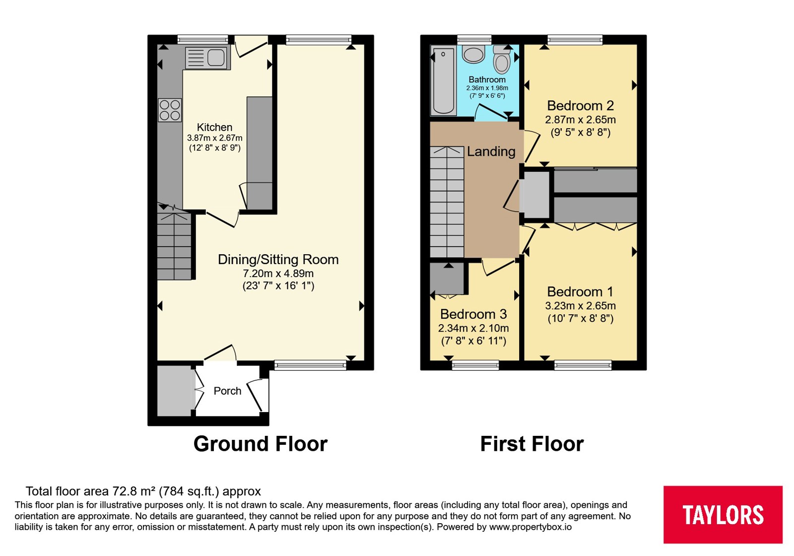 12, Philippa Close, Bristol floorplan