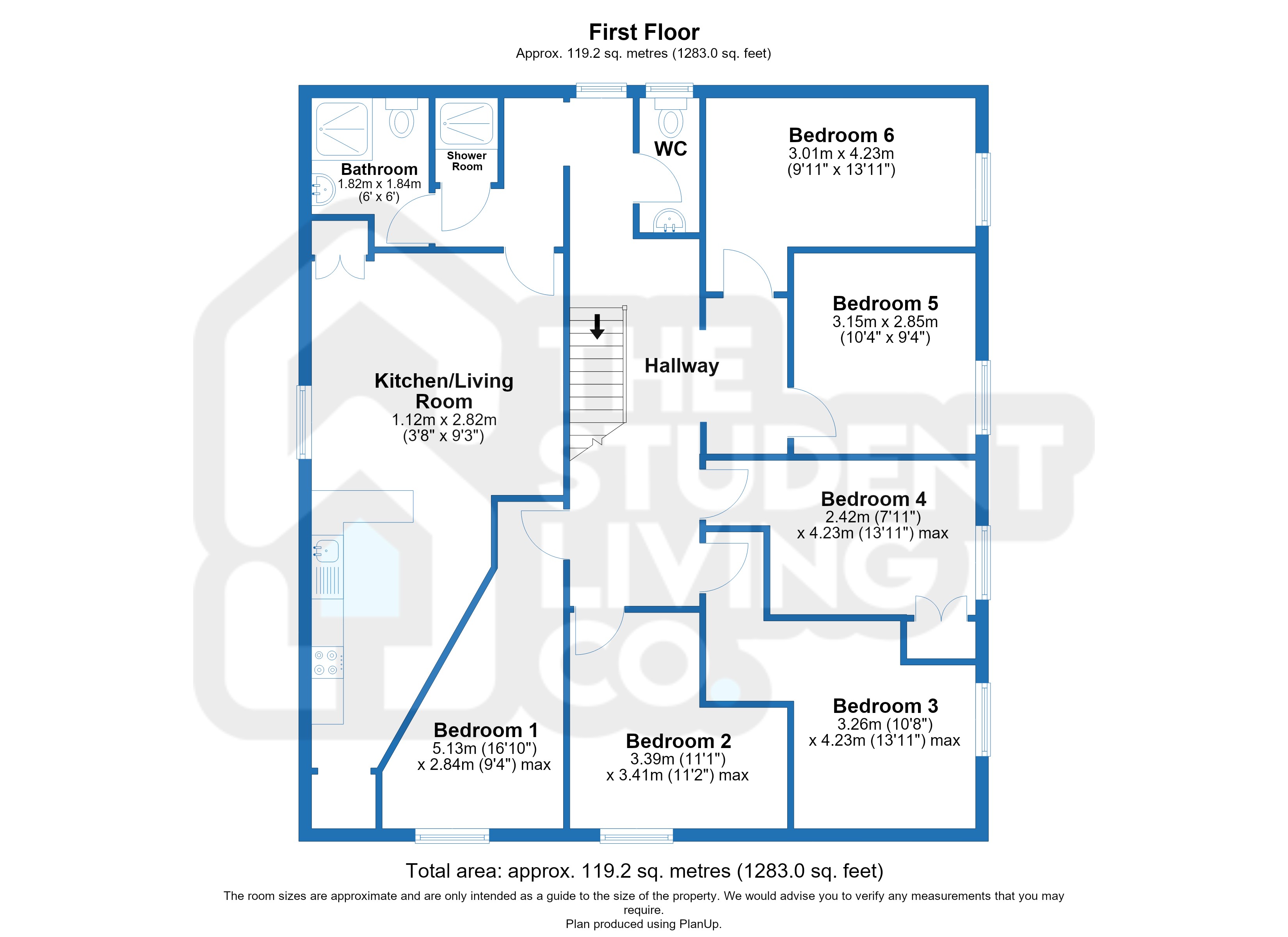 Flat A, 24, Annesley Grove, Nottingham floorplan