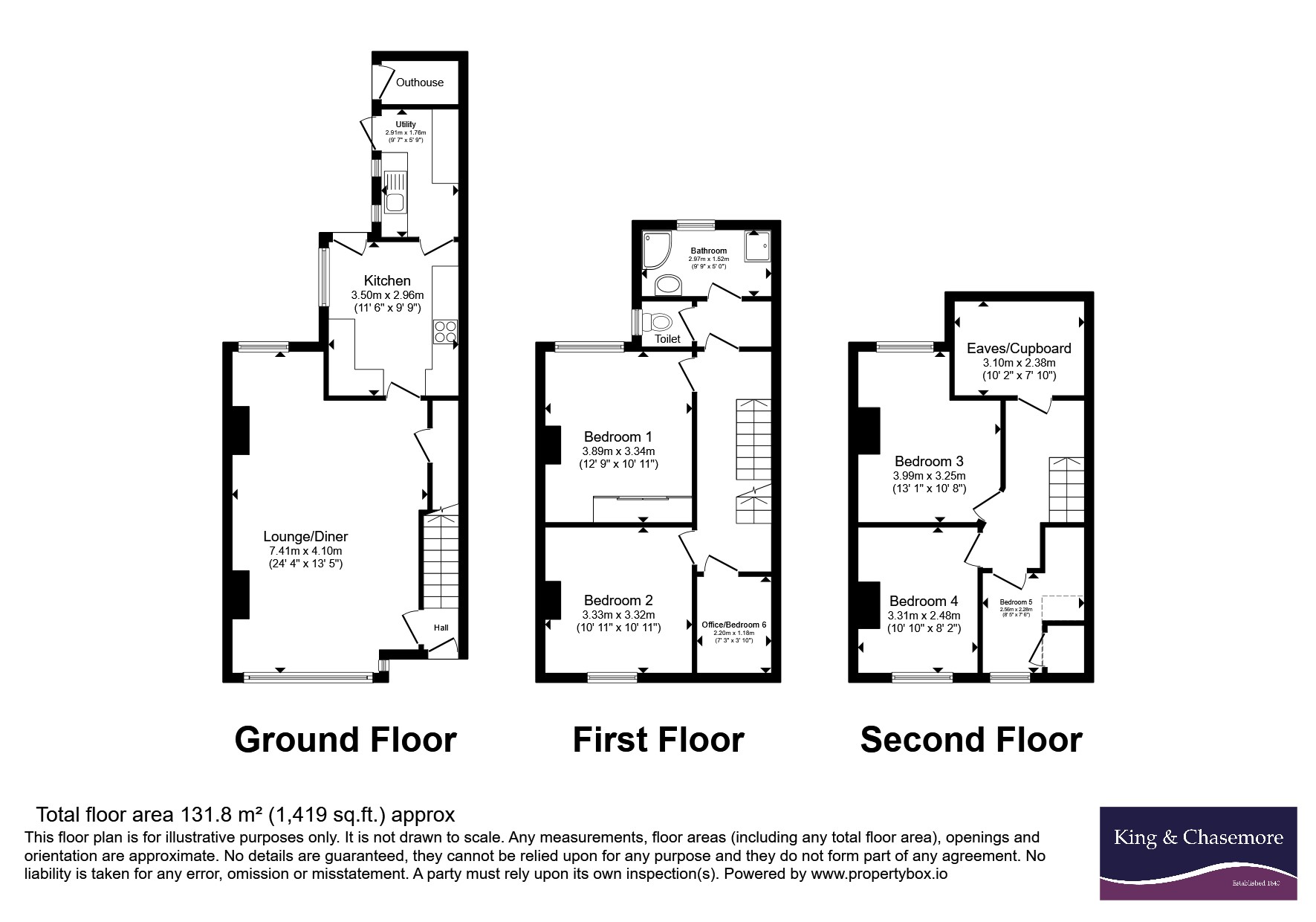 6, Linden Road, West Sussex floorplan