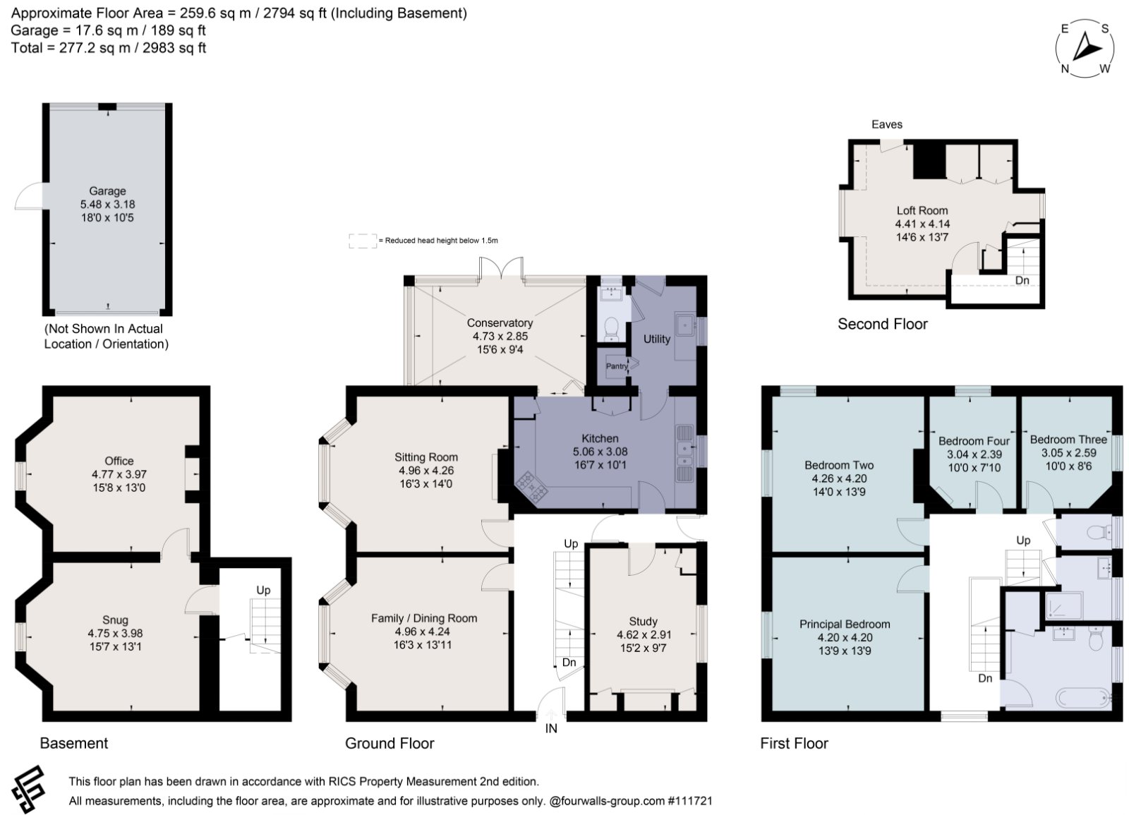 Ashley House, 80, Nightingale Road, Hertfordshire floorplan