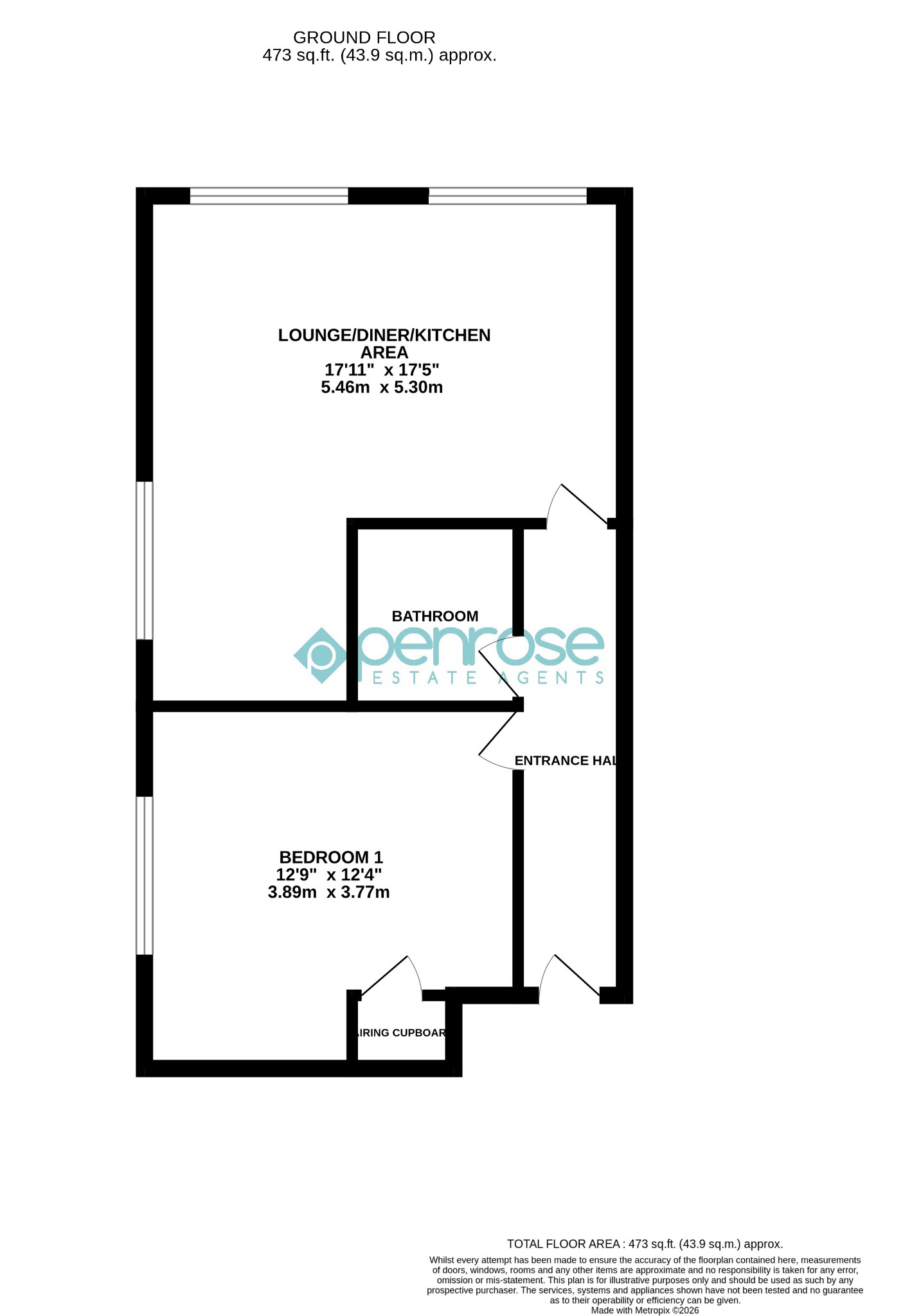 3 Deacons Court, Villa Road, Bedfordshire floorplan