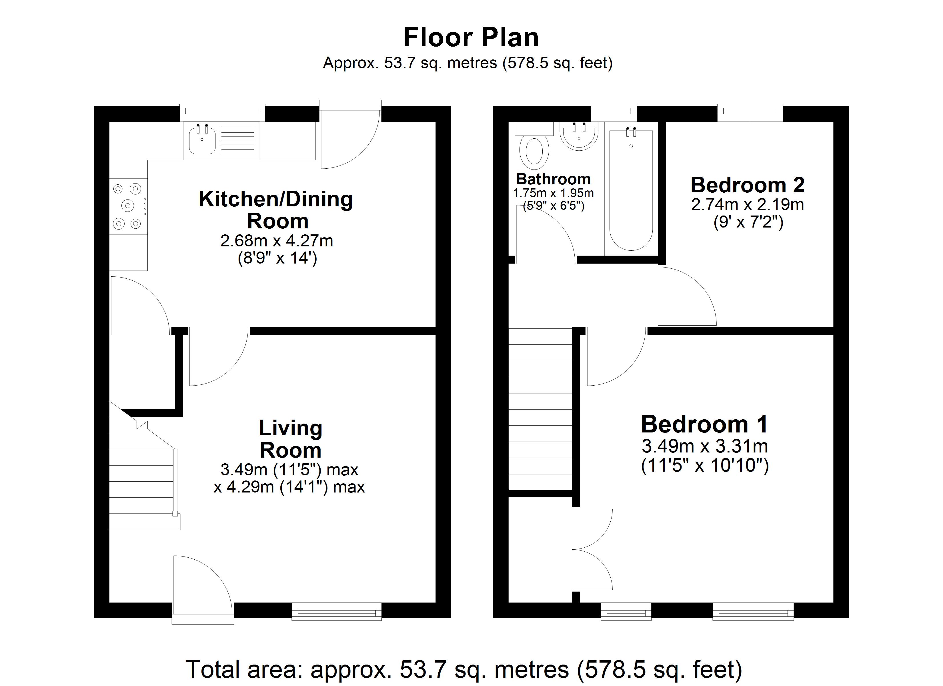 41, Castlehaven Close, Wiltshire floorplan