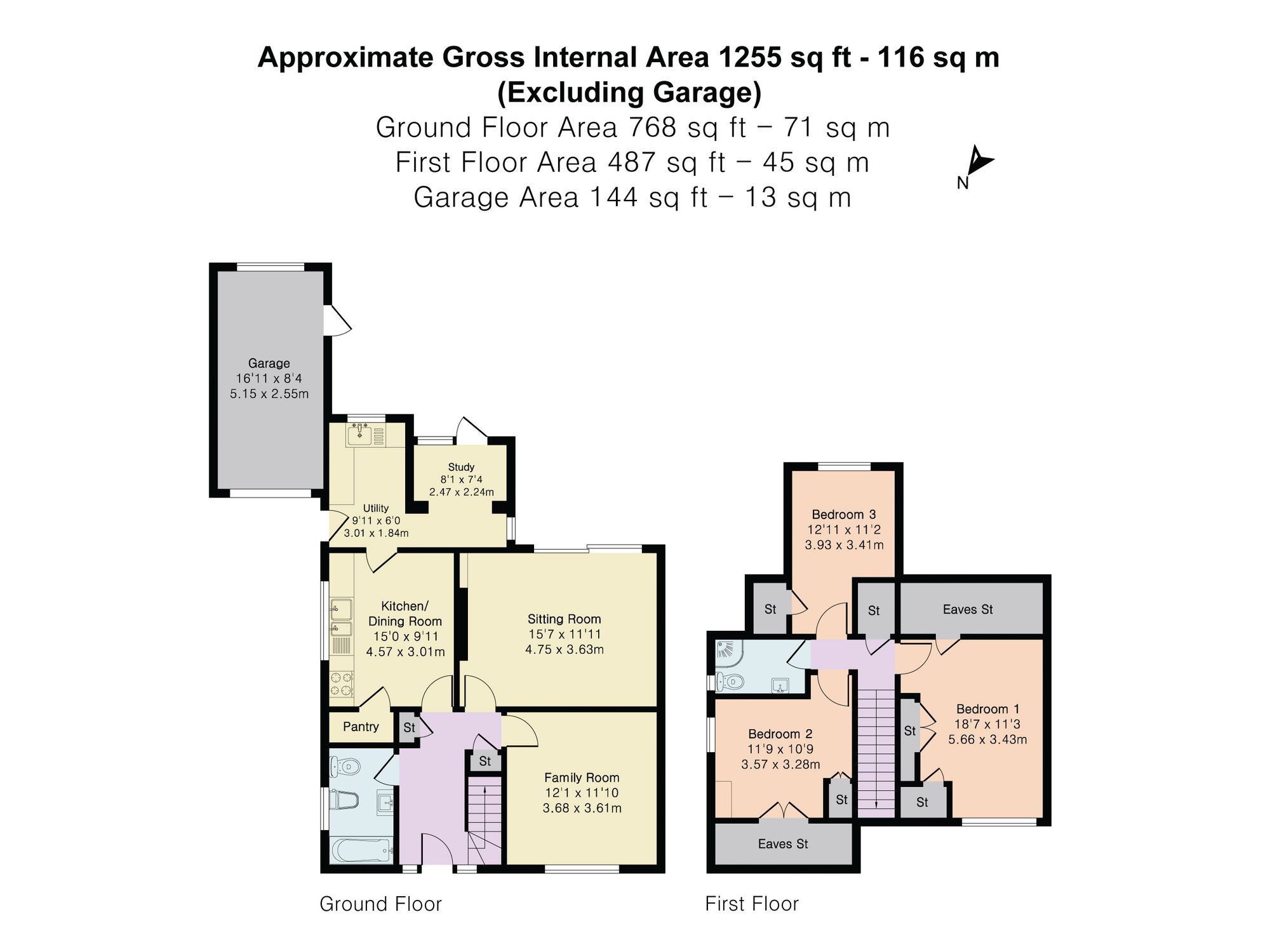 35 Brookside, Watlington floorplan