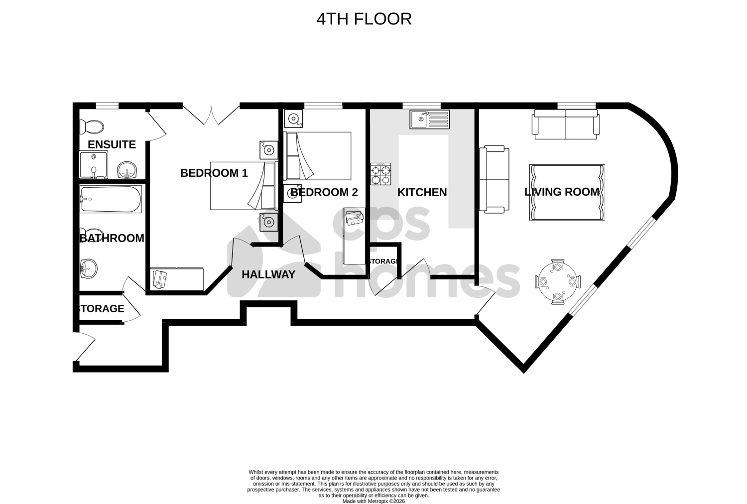 Flat 30, Spillers & Bakers, Llansannor Drive, Cardiff floorplan