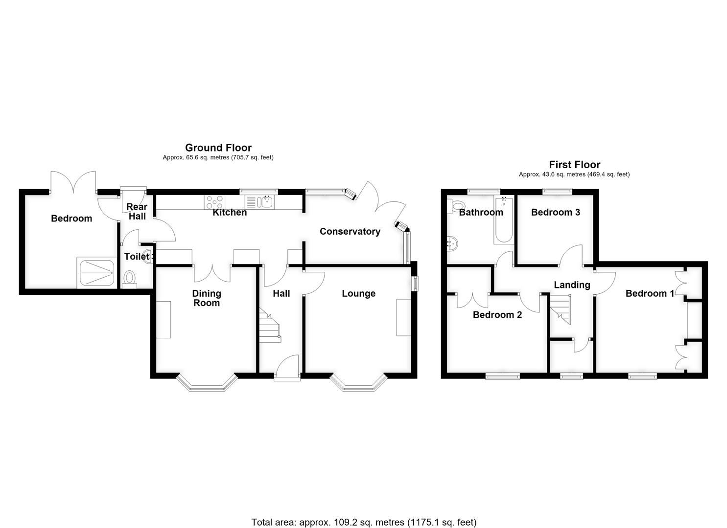 Osier Road, Spalding floorplan