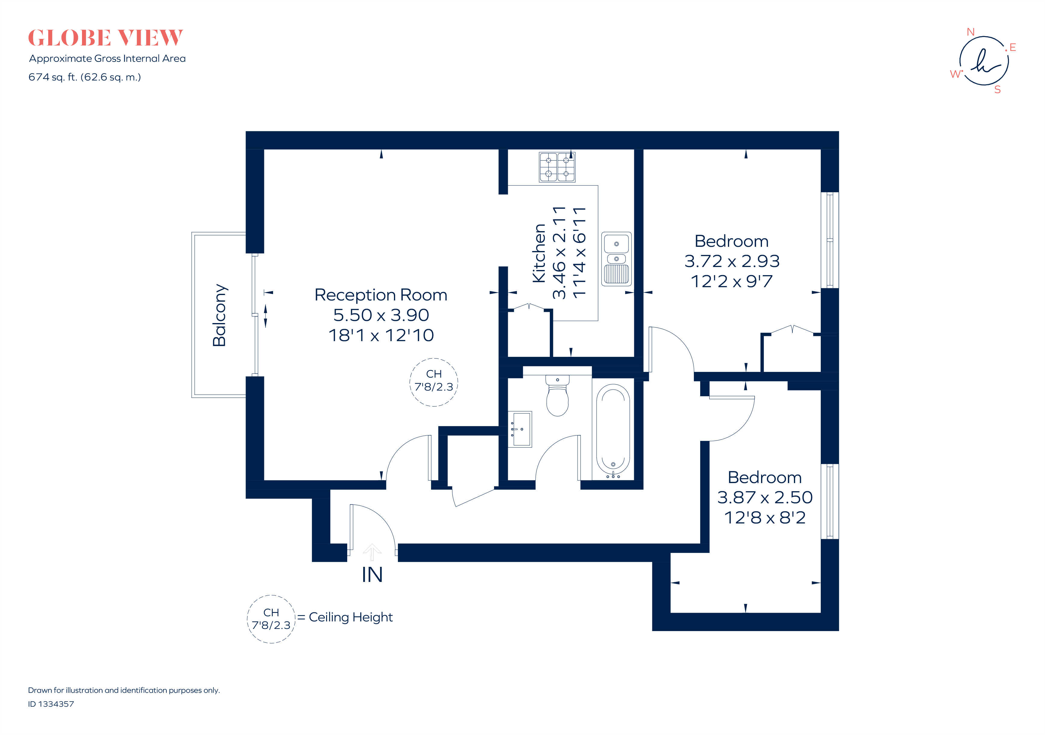 Apartment 67, Globe View, 10, High Timber Street, London floorplan