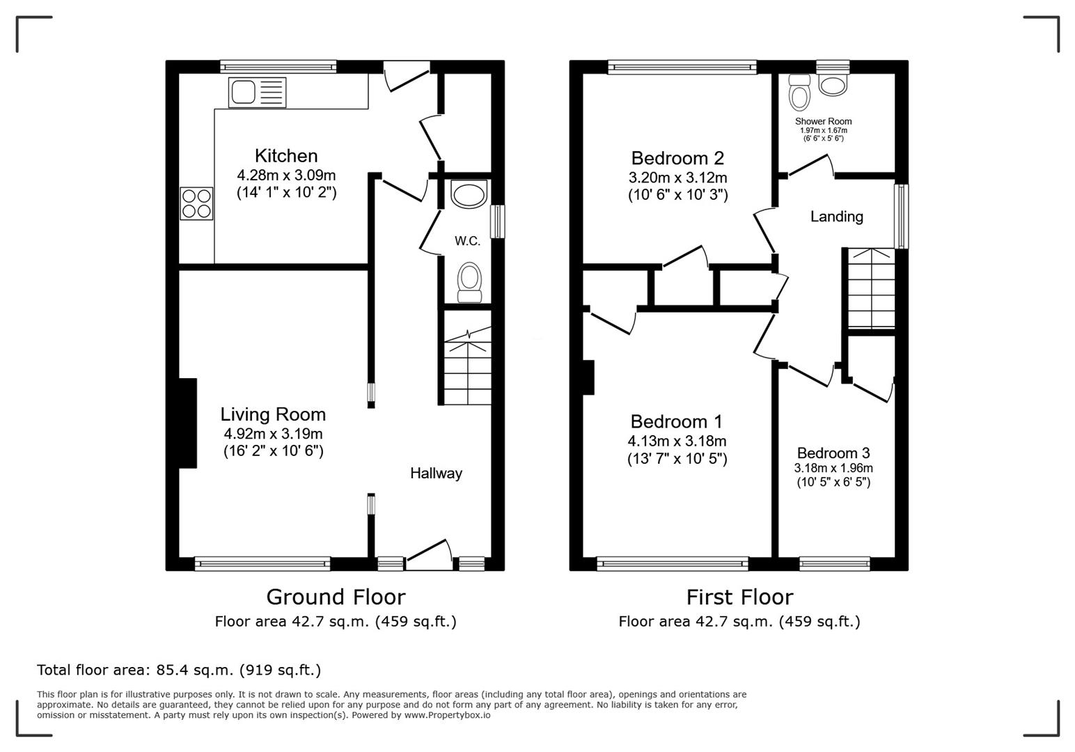 35, Wensleydale Road, Rotherham floorplan