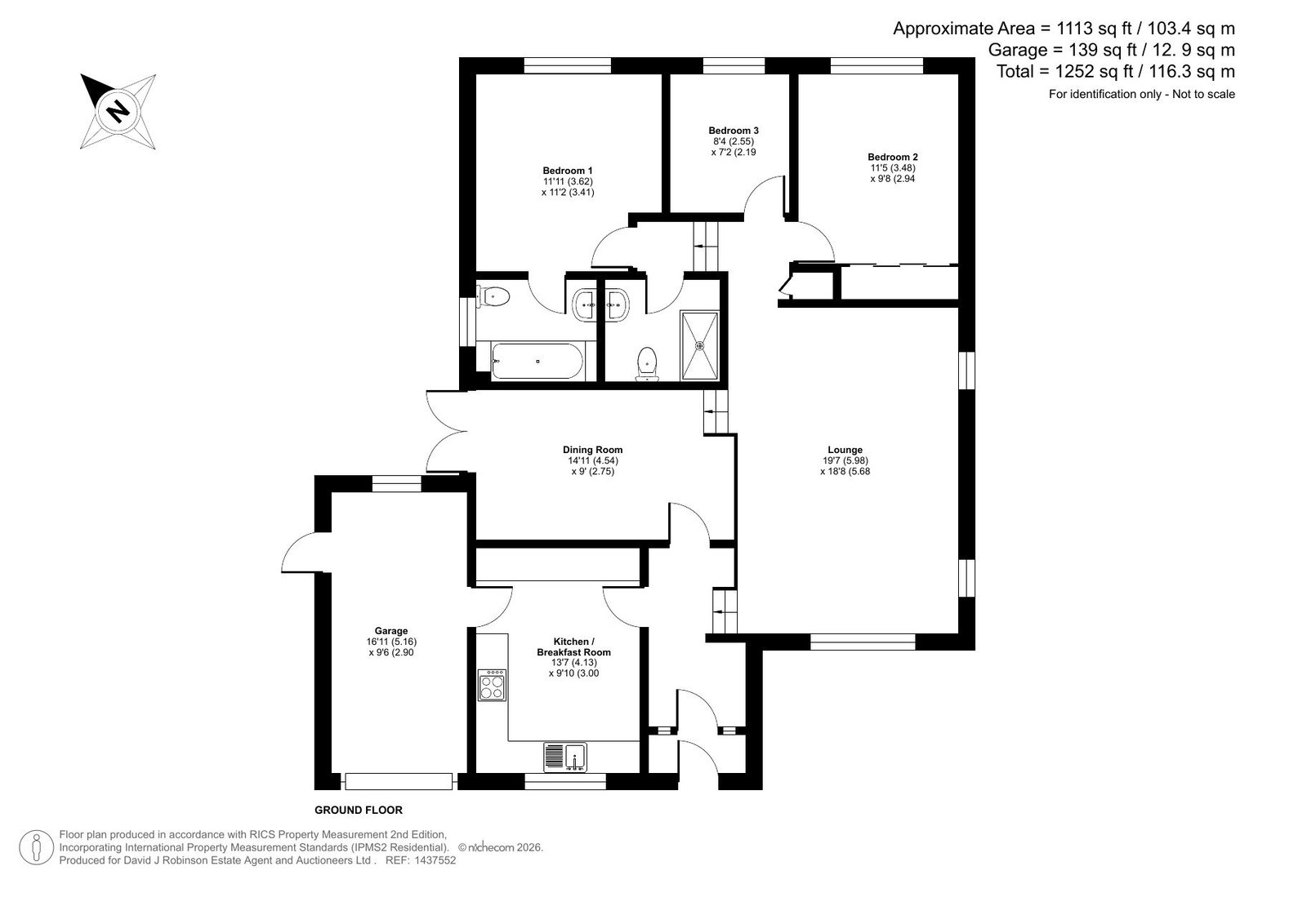 20, Church Lea, Launceston floorplan