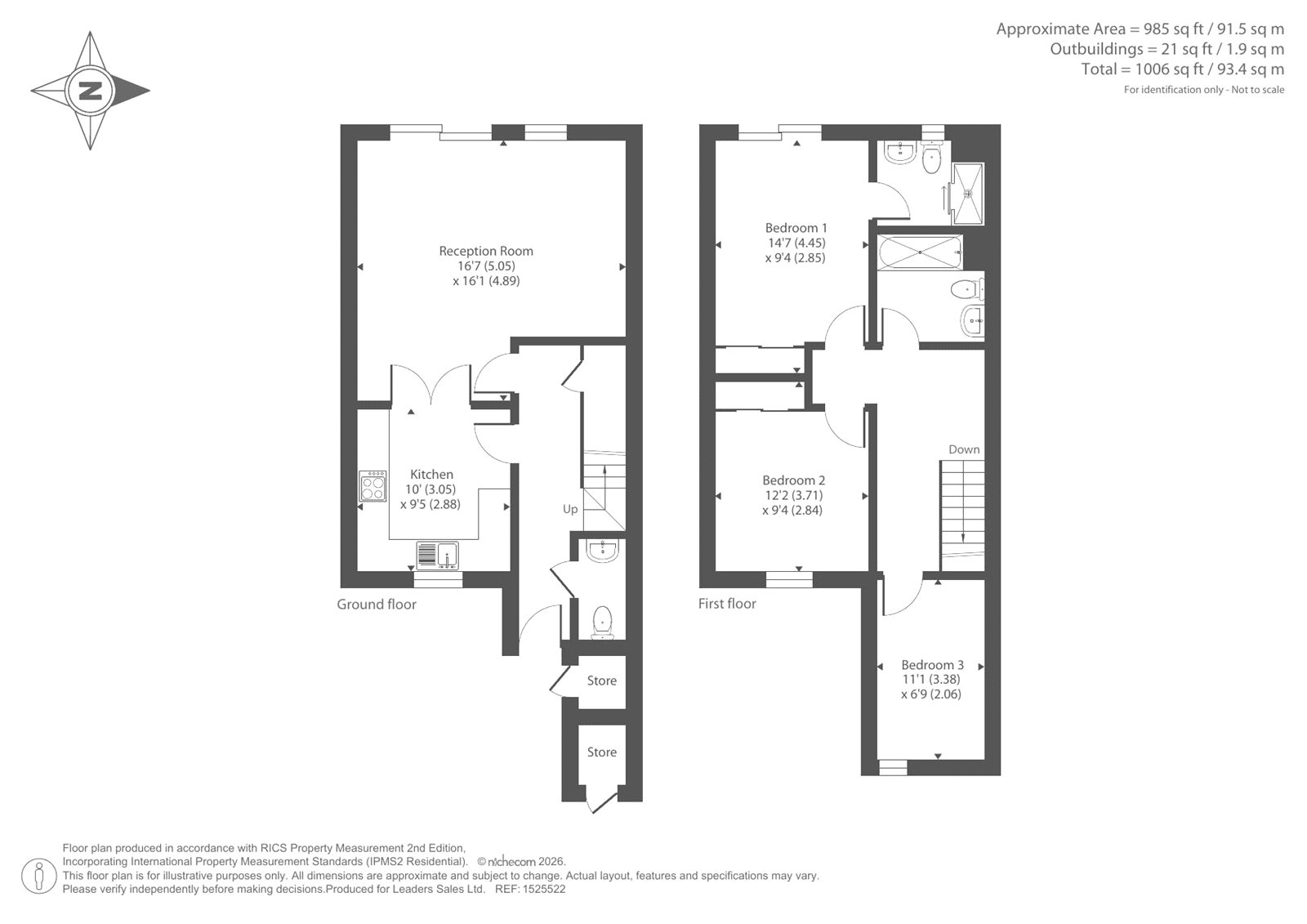 9, Earl Godwin Close, Hampshire floorplan