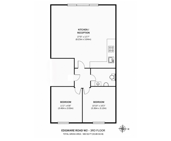 Edgware Road, London floorplan