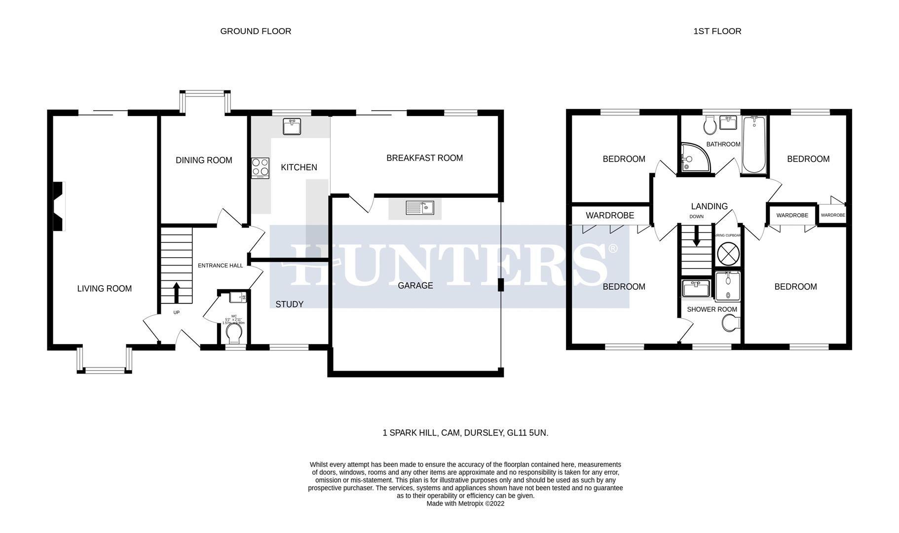 1, Spark Hill, Dursley floorplan
