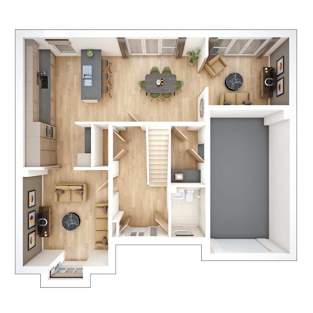 The Patterham - Plot 65, Bovingdon Grange Meadows, Meadow Drive, Green Lane, Bovingdon floorplan