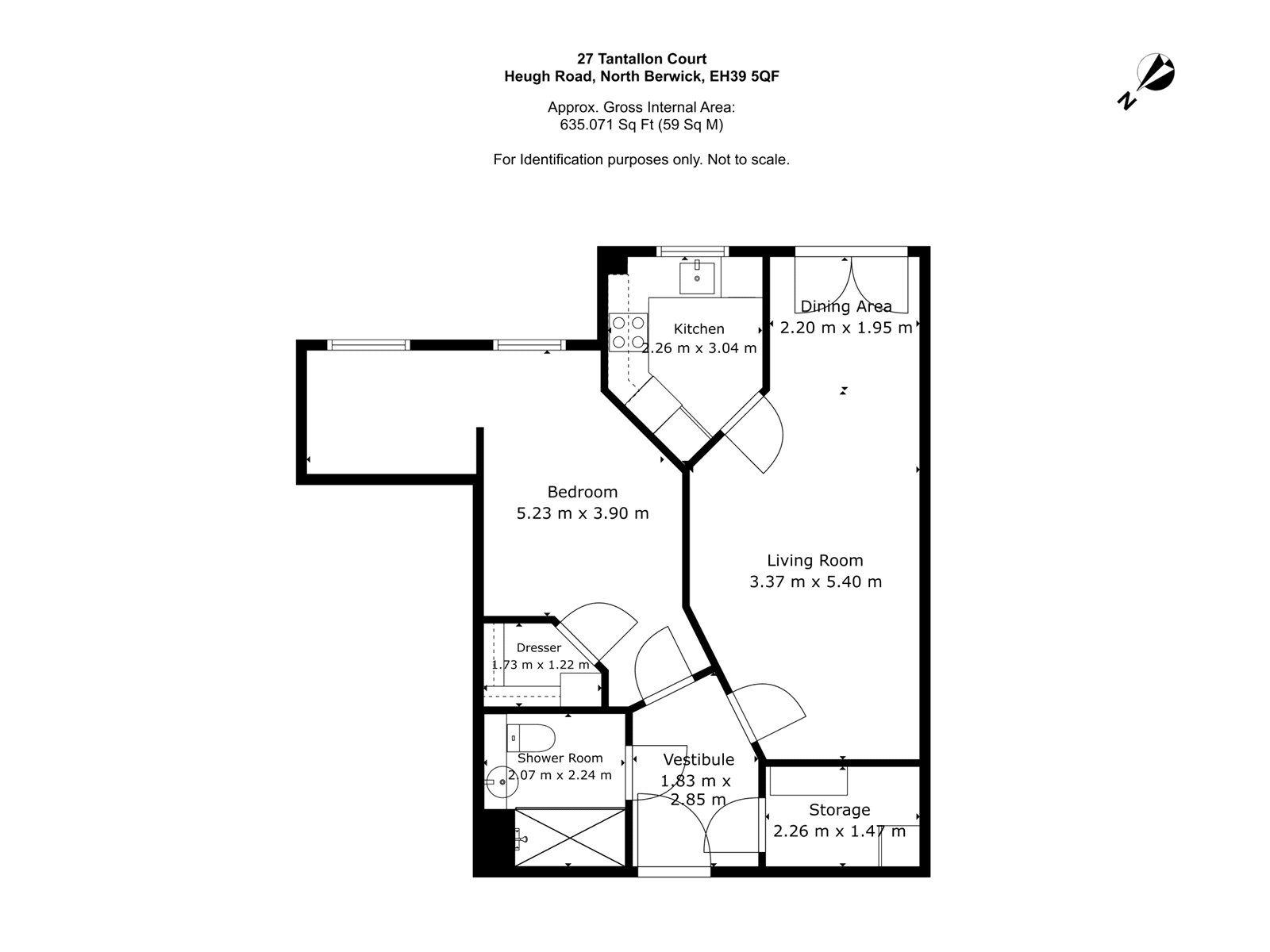 27 Tantallon Court,, Heugh Road, East Lothian floorplan