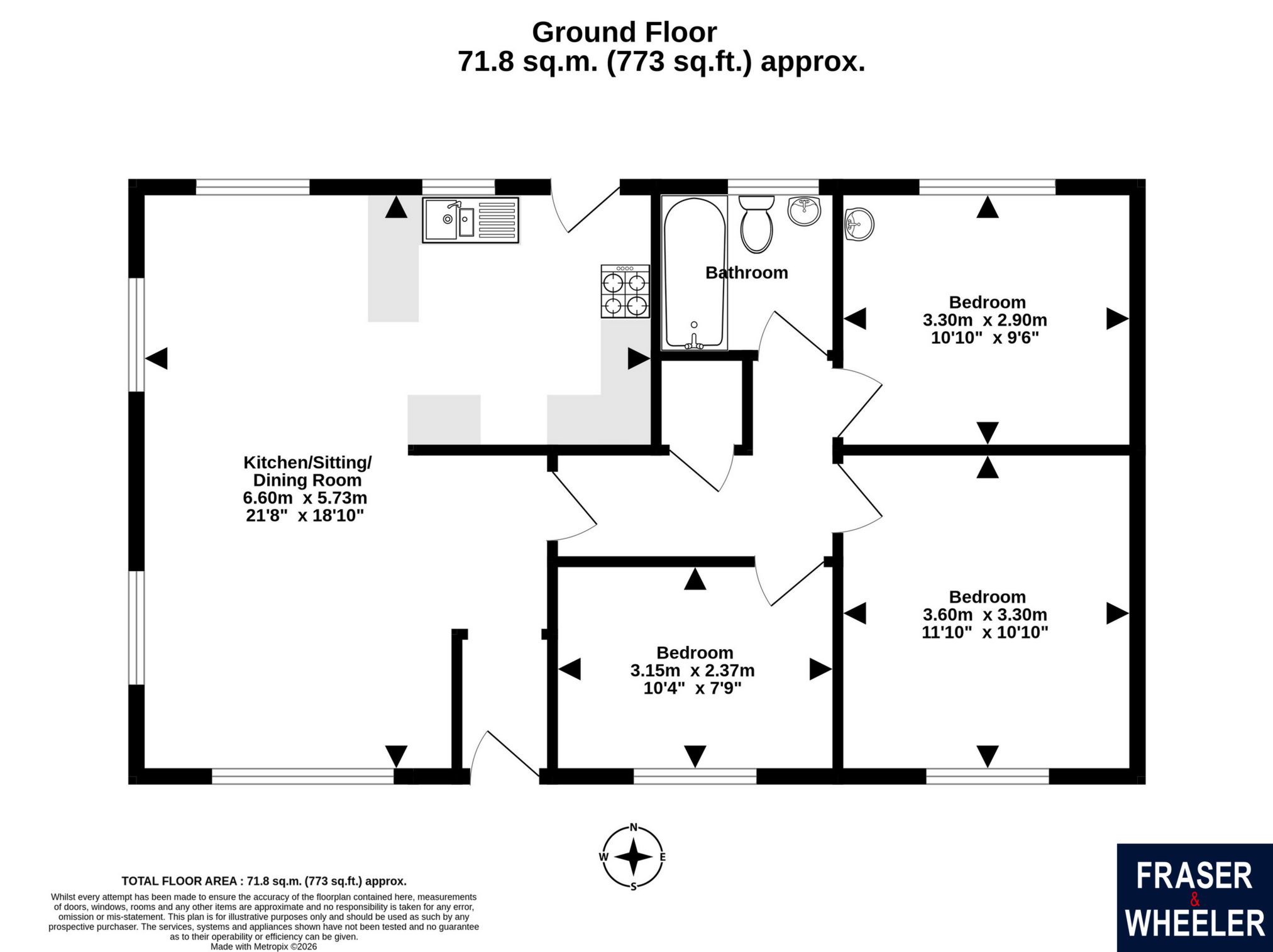 Dol-Coth, Longlands, Dawlish floorplan