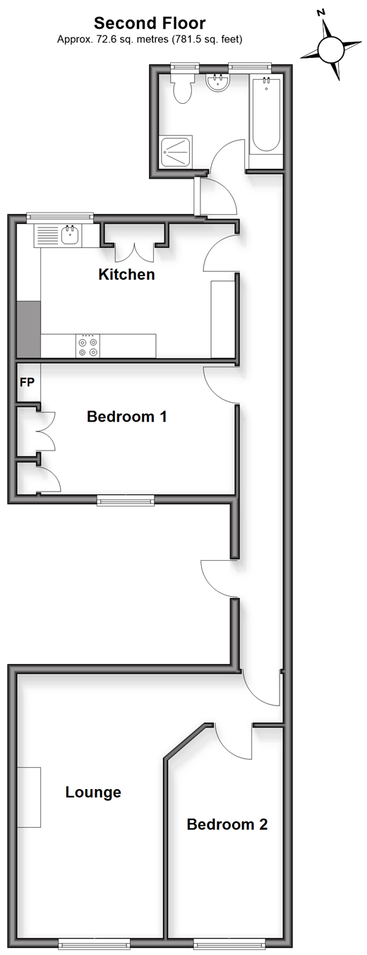 Elm Grove, Southsea floorplan