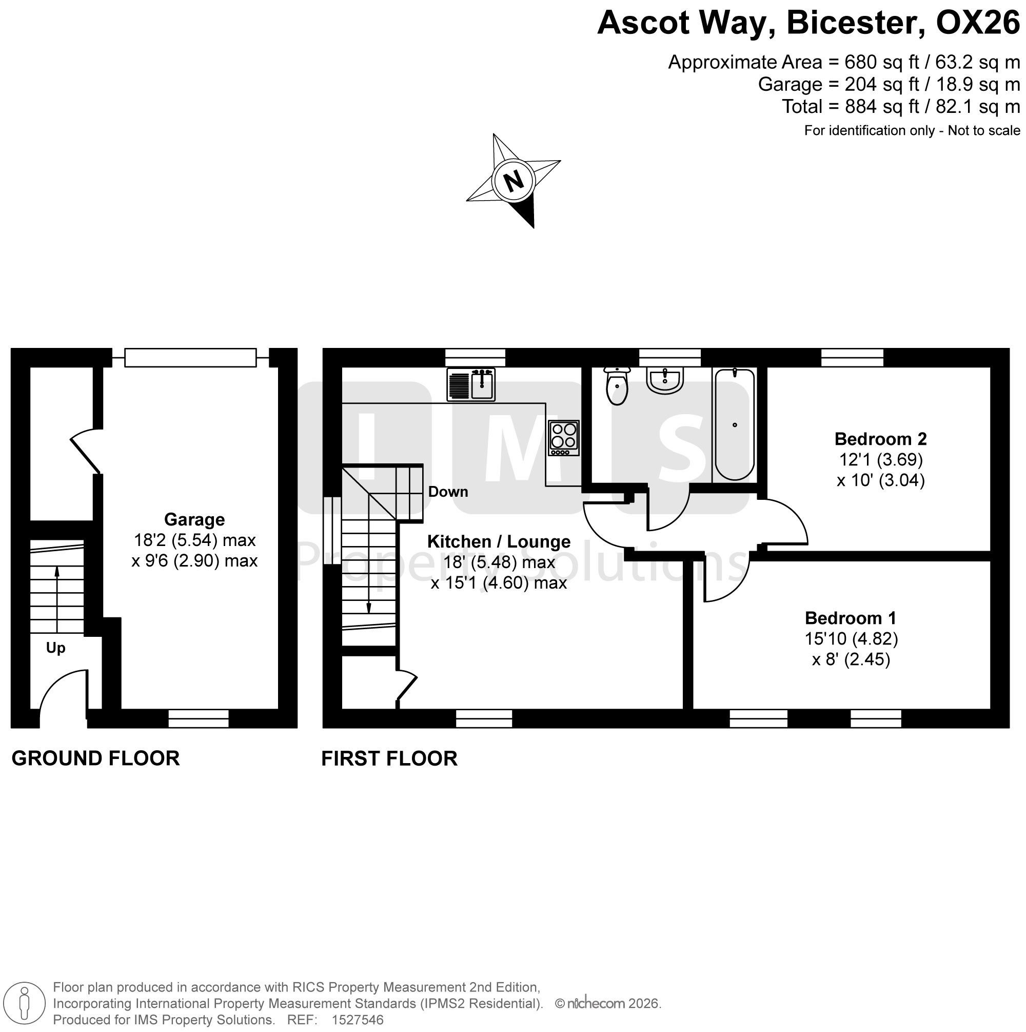 26 Ascot Way, Bicester floorplan