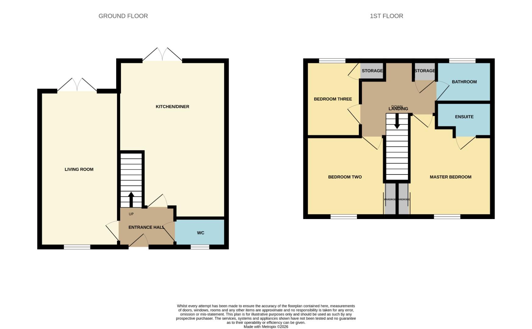 1, The Moorland, Newton Aycliffe floorplan