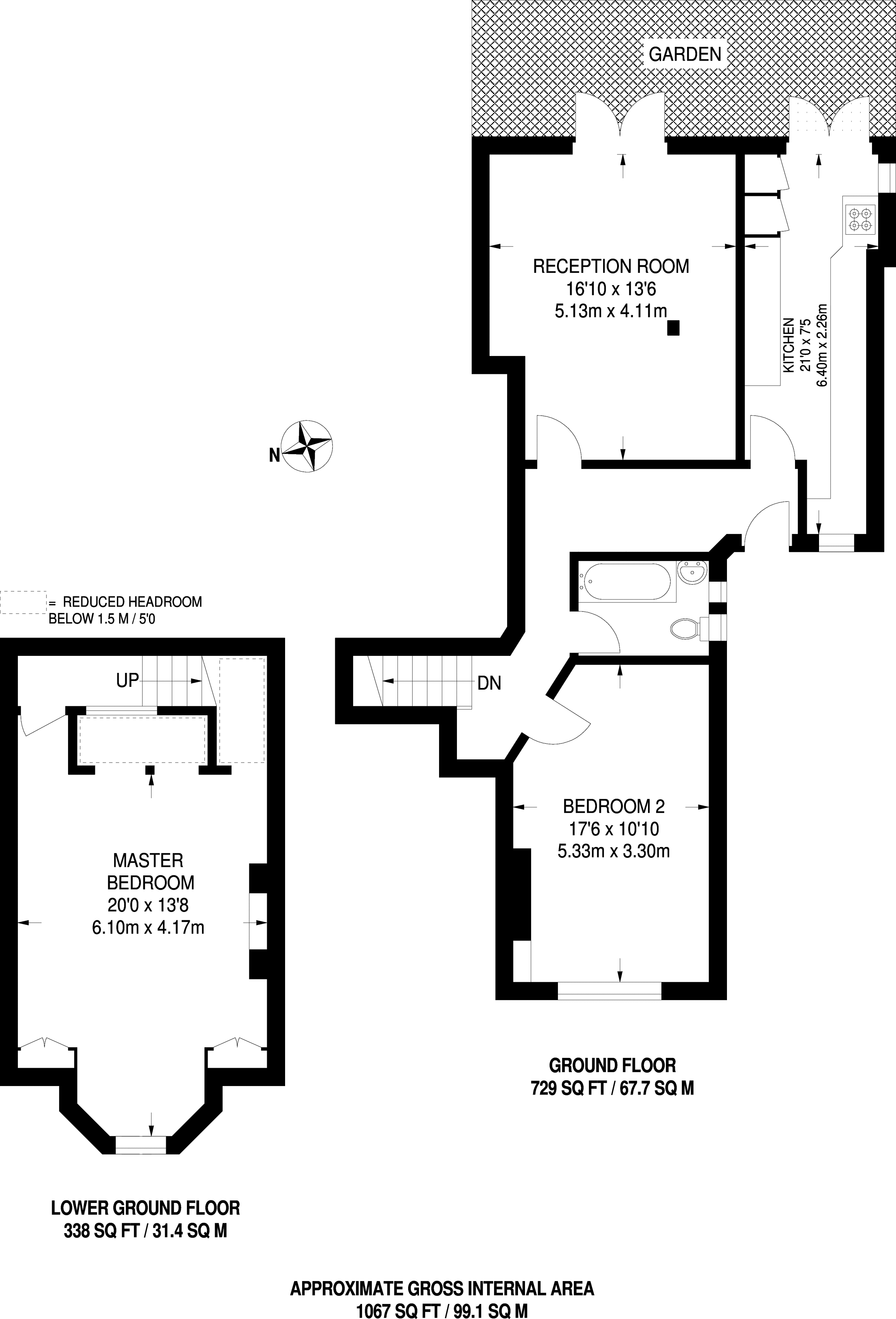 2 Bedrooms Flat for sale in Campden Road, South Croydon CR2