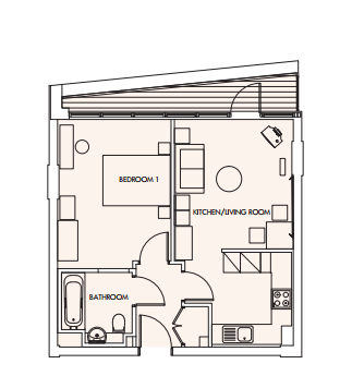 Flat 46, 1 Queensland Road, Queensland Road, London floorplan