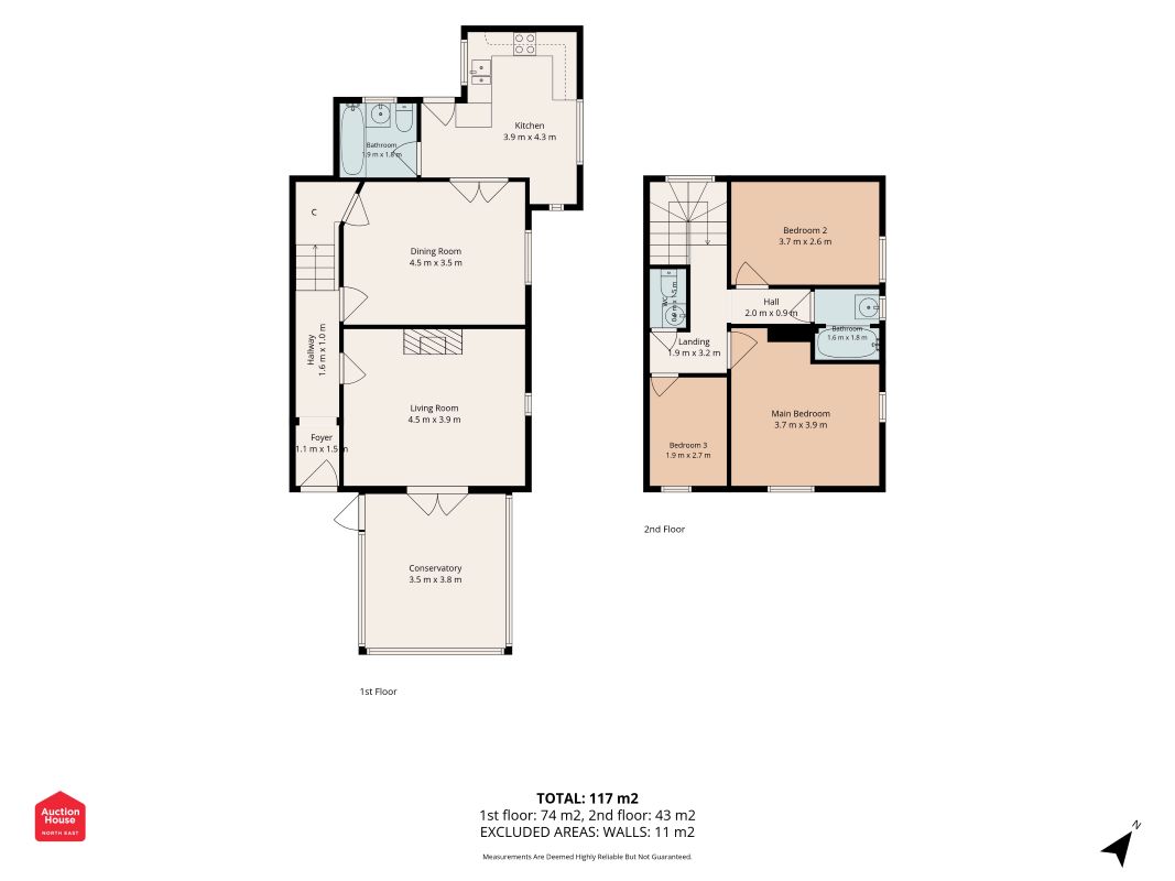 Cedric Cottage,, Cooperative Street, Chester le Street floorplan