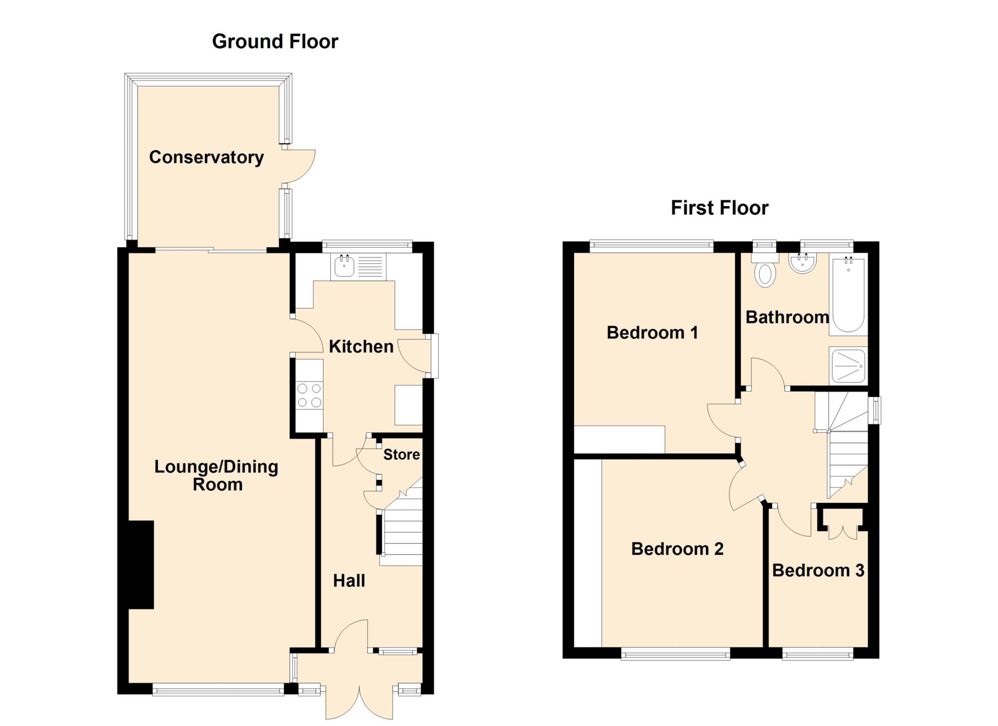 3 Bedrooms Semi-detached house for sale in Turf Lane, Royton, Oldham OL2
