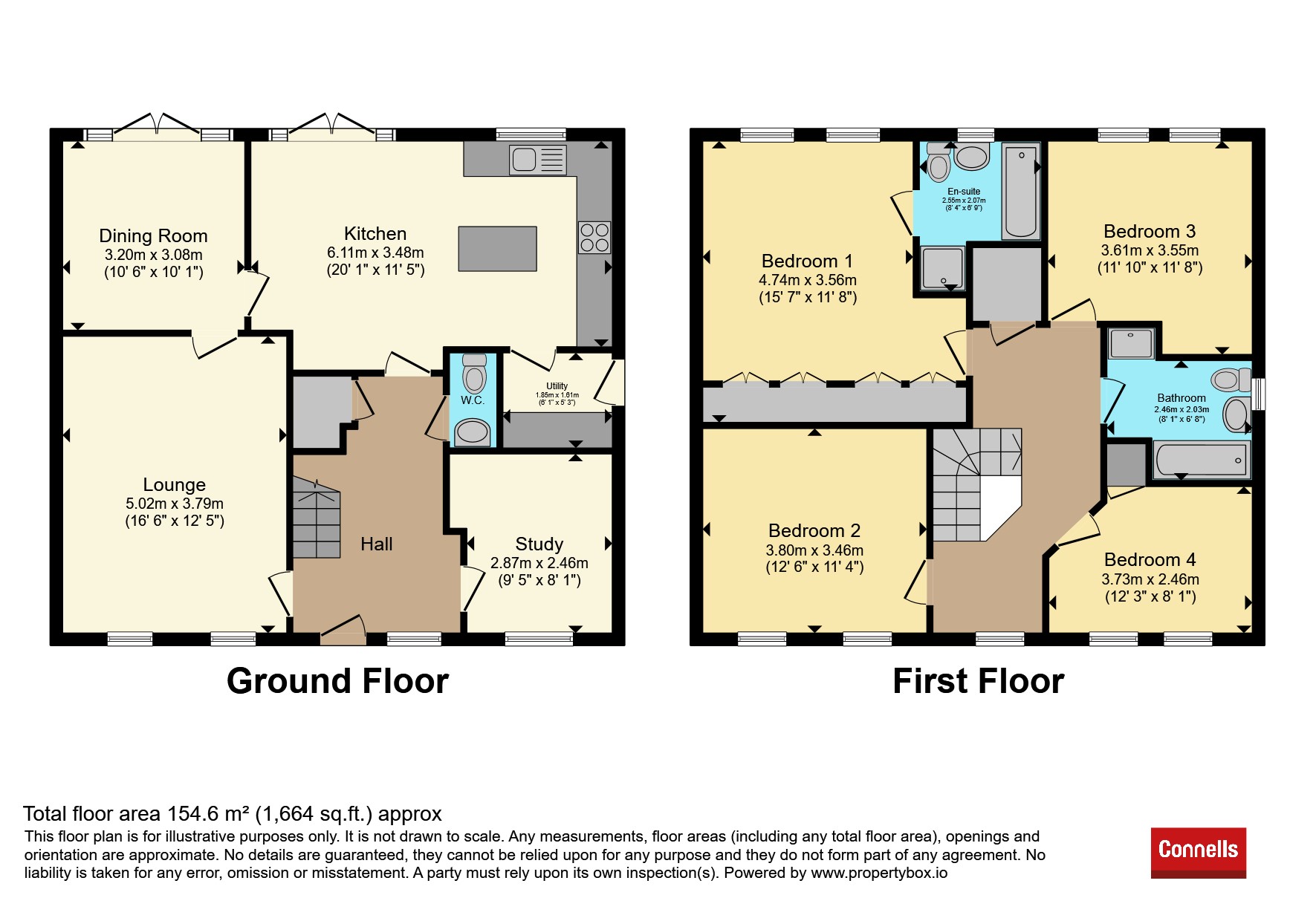 6, Corner Lawn, Taunton floorplan