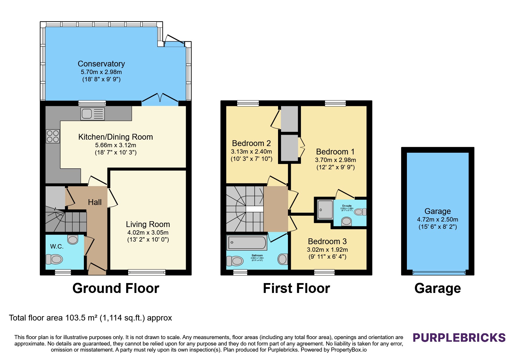 28, Trubshaw Close, Bristol floorplan