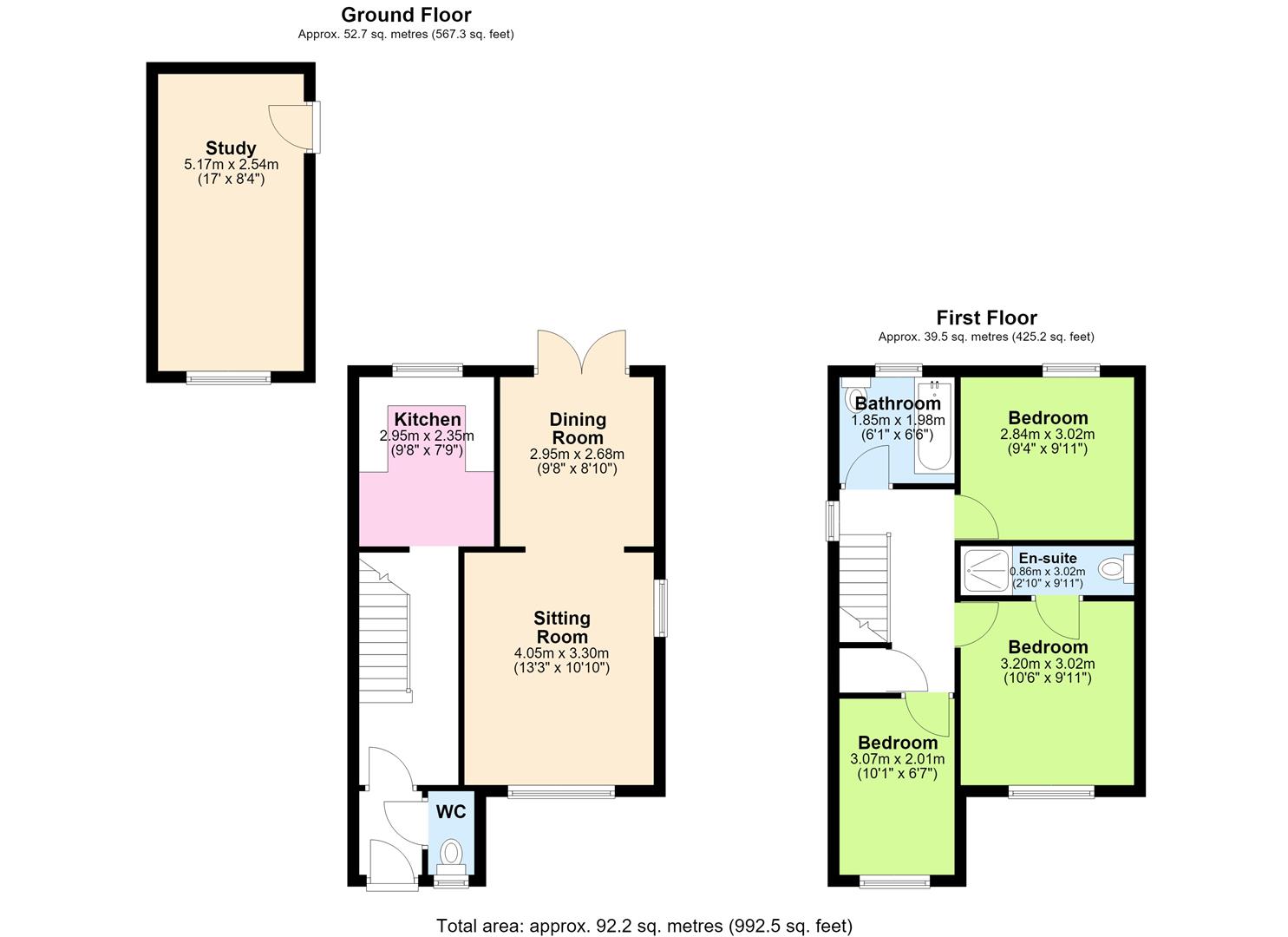 7, Meadows Close, Wigan floorplan