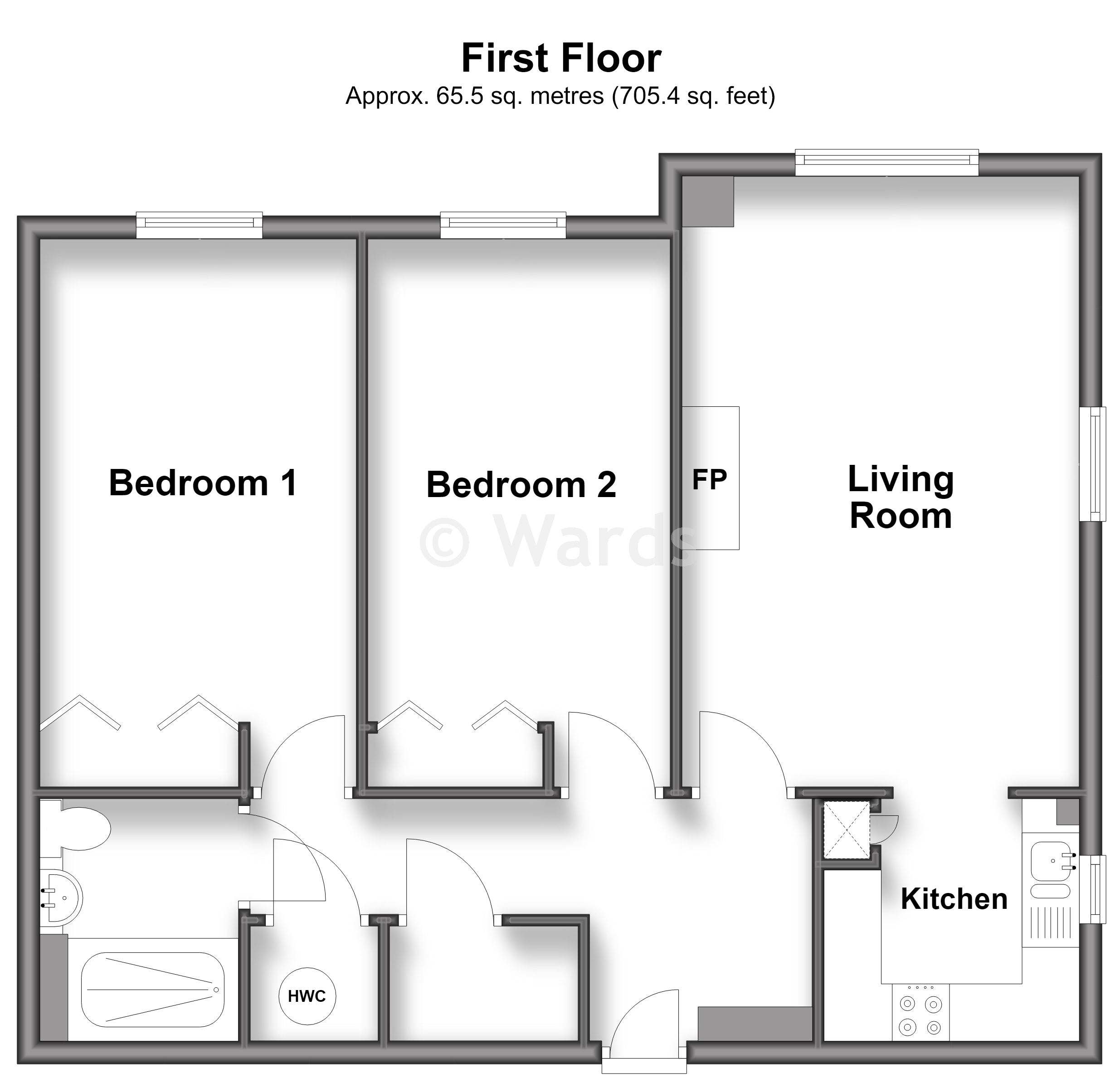 Cedar Court, Woodbury Lane, Tenterden floorplan