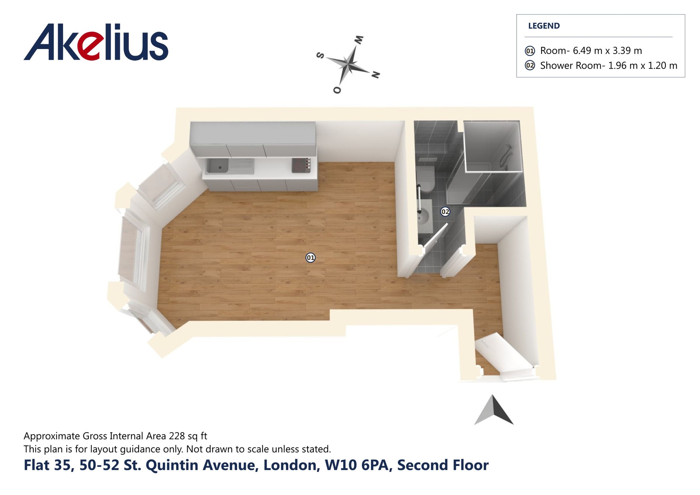 Flat 35 50-52 St Quintin Avenue, London floorplan