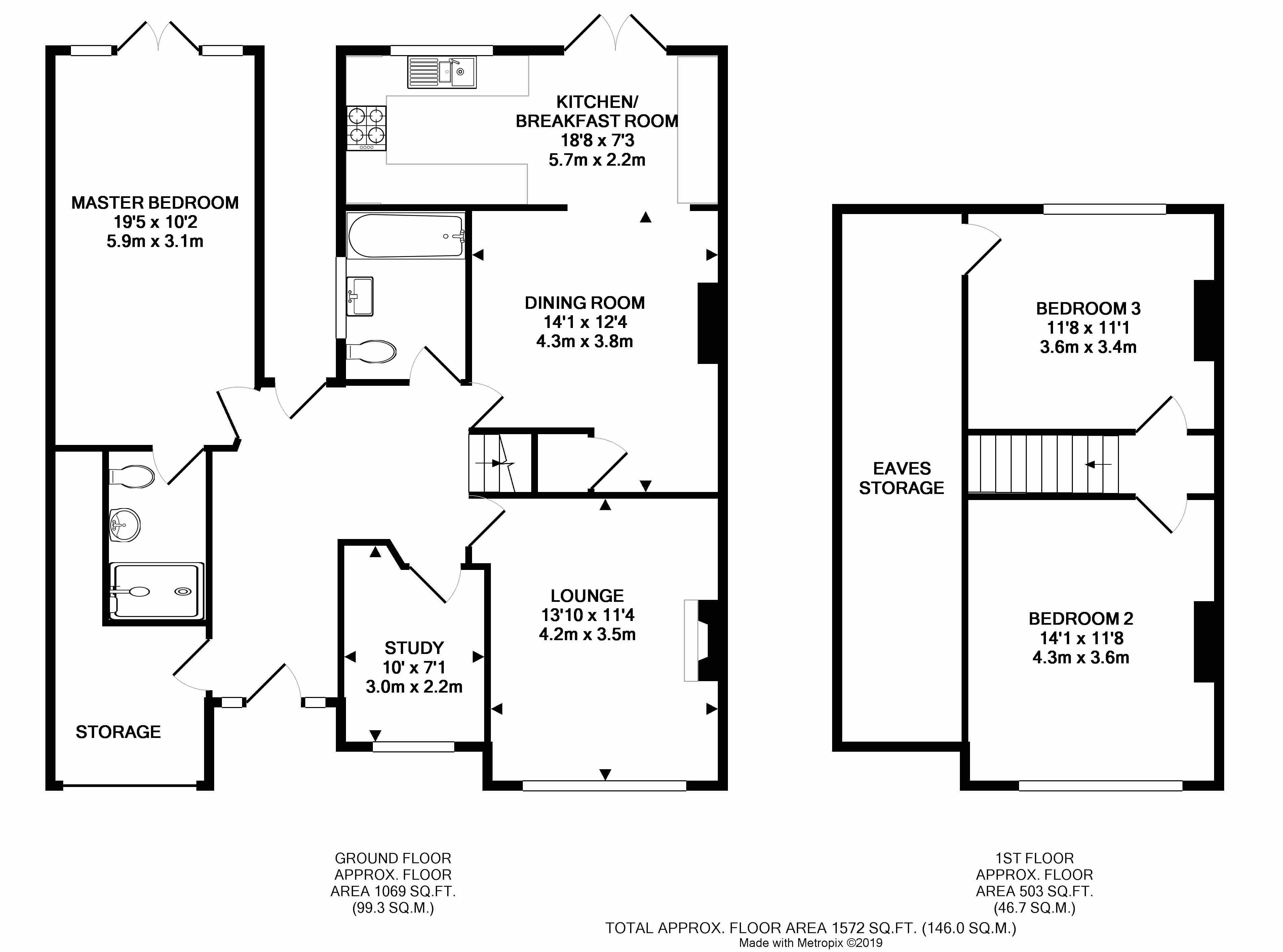 3 Bedrooms Semi-detached house for sale in Portnalls Road, Coulsdon, Surrey CR5